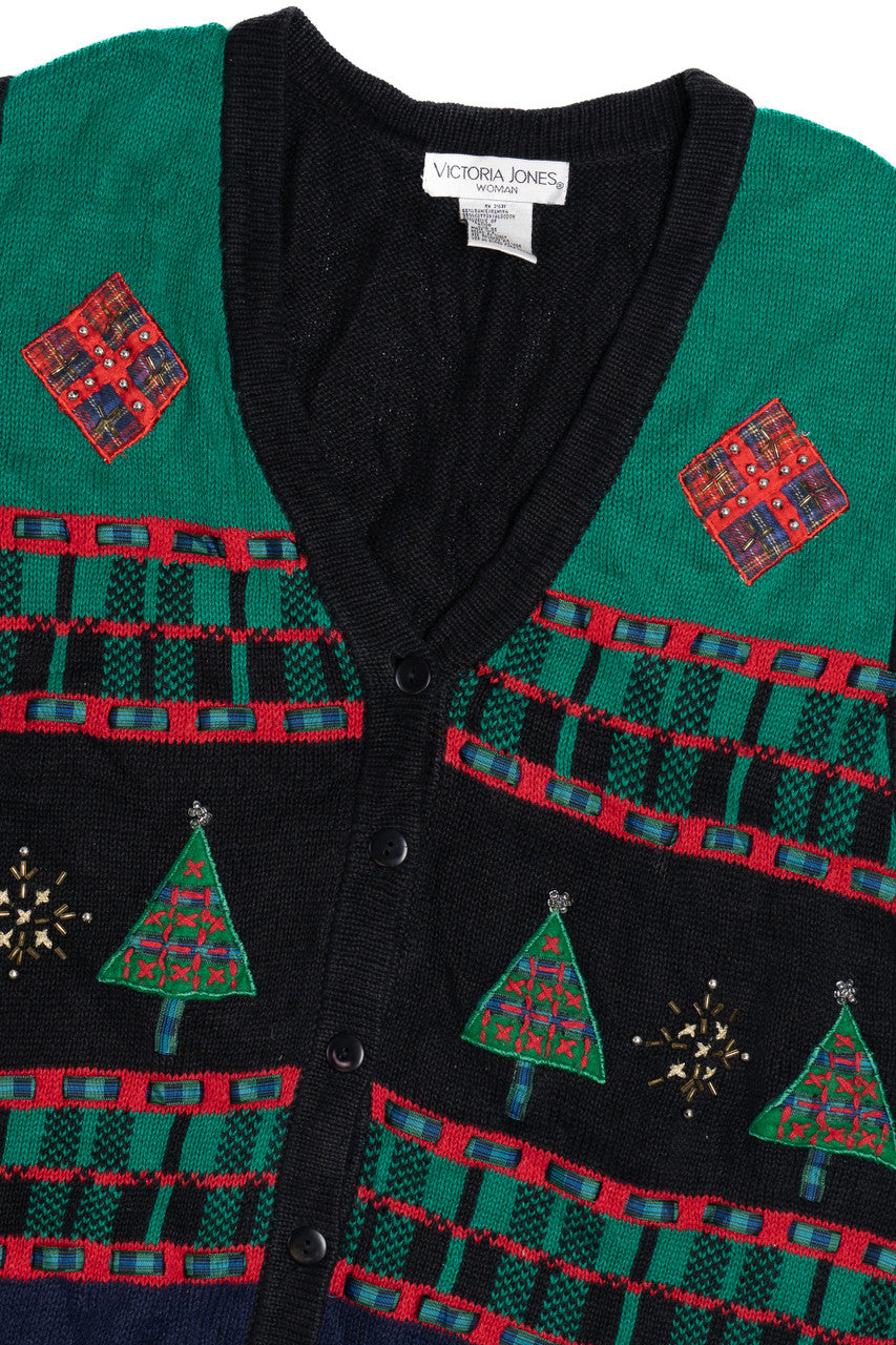 Black Ugly Christmas Vest 63811