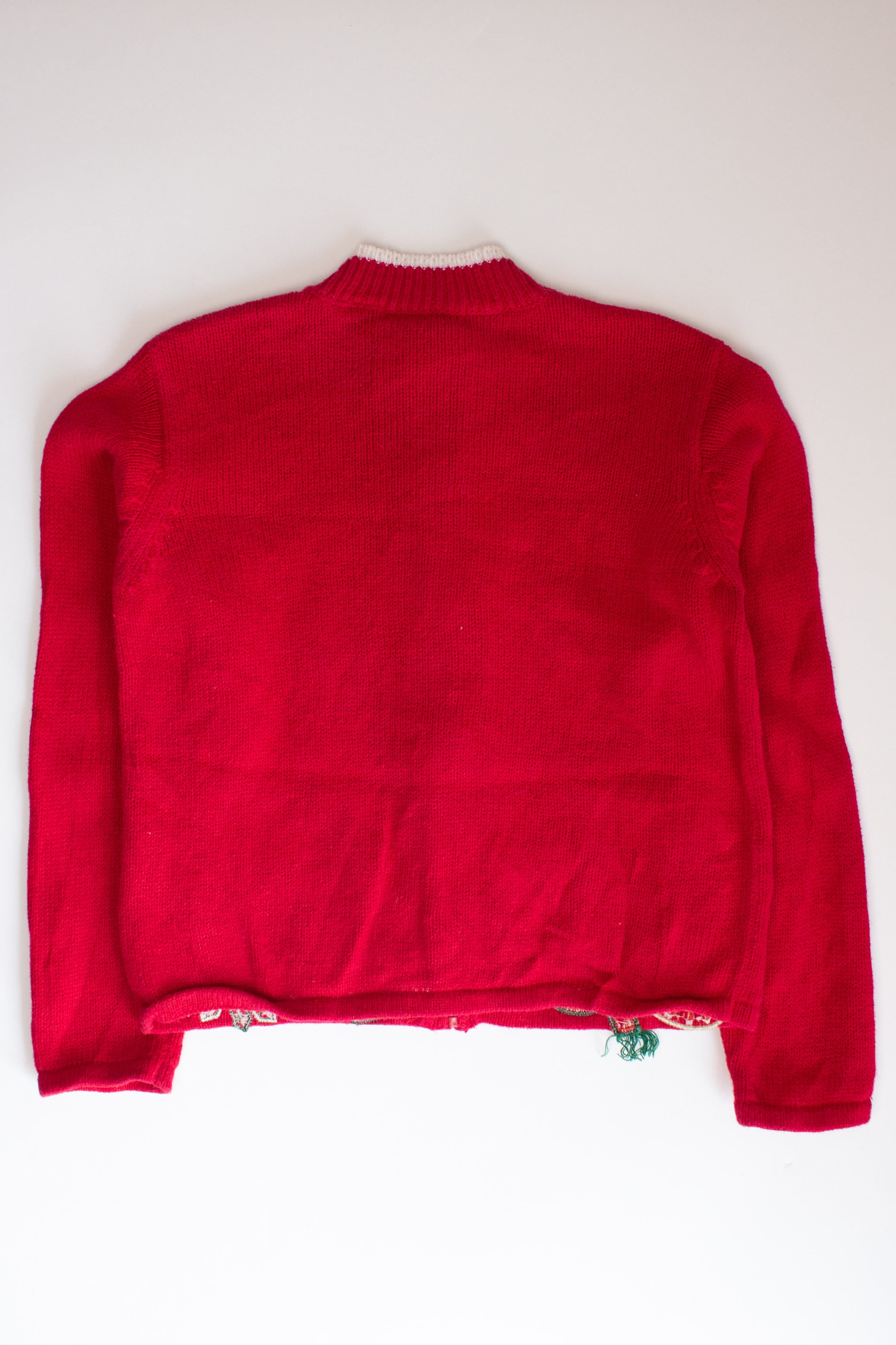 Kids Red Ugly Christmas Cardigan 63821