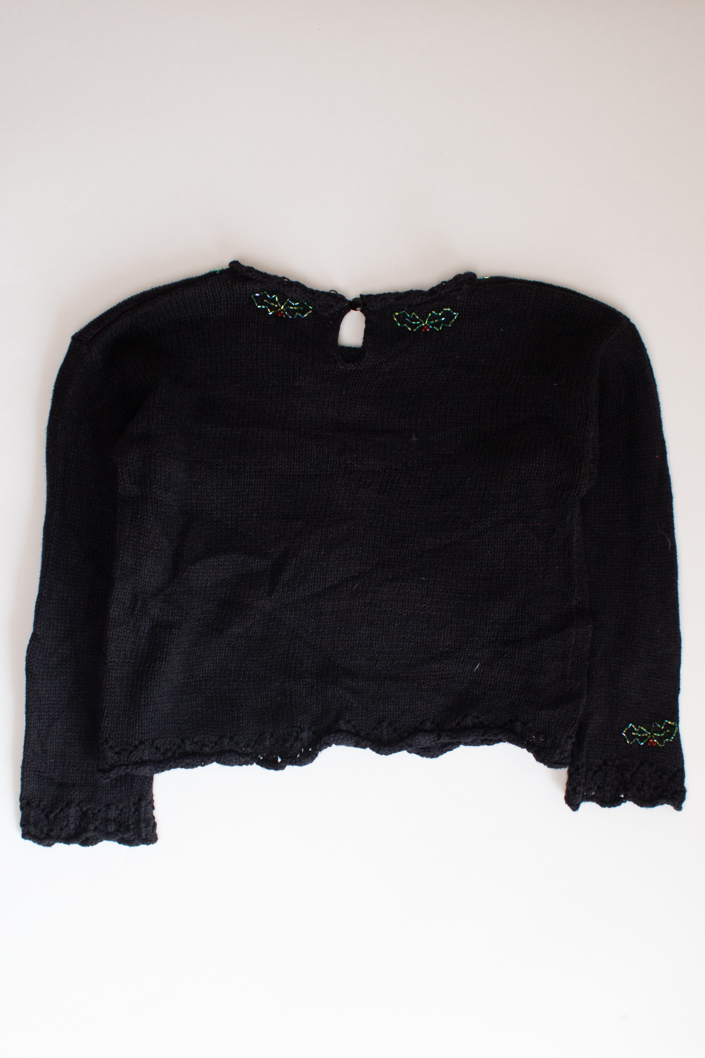 Kids Black Ugly Christmas Pullover 63830