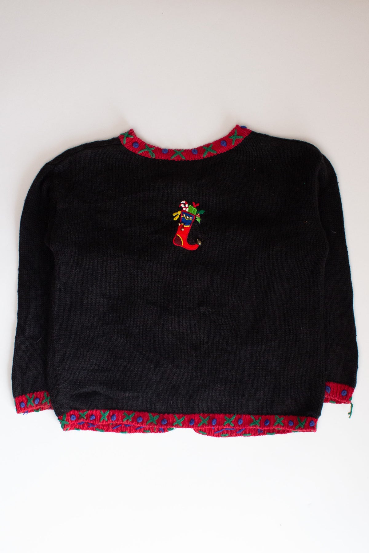 Kids Black Ugly Christmas Cardigan 63831