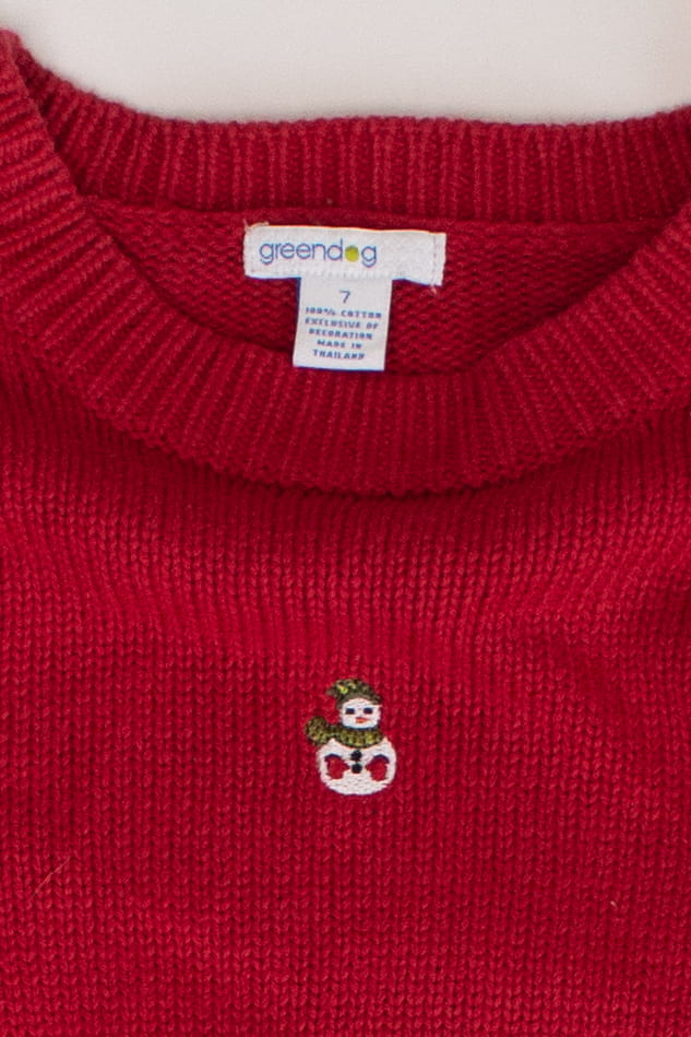 Kids Red Ugly Christmas Pullover 63835