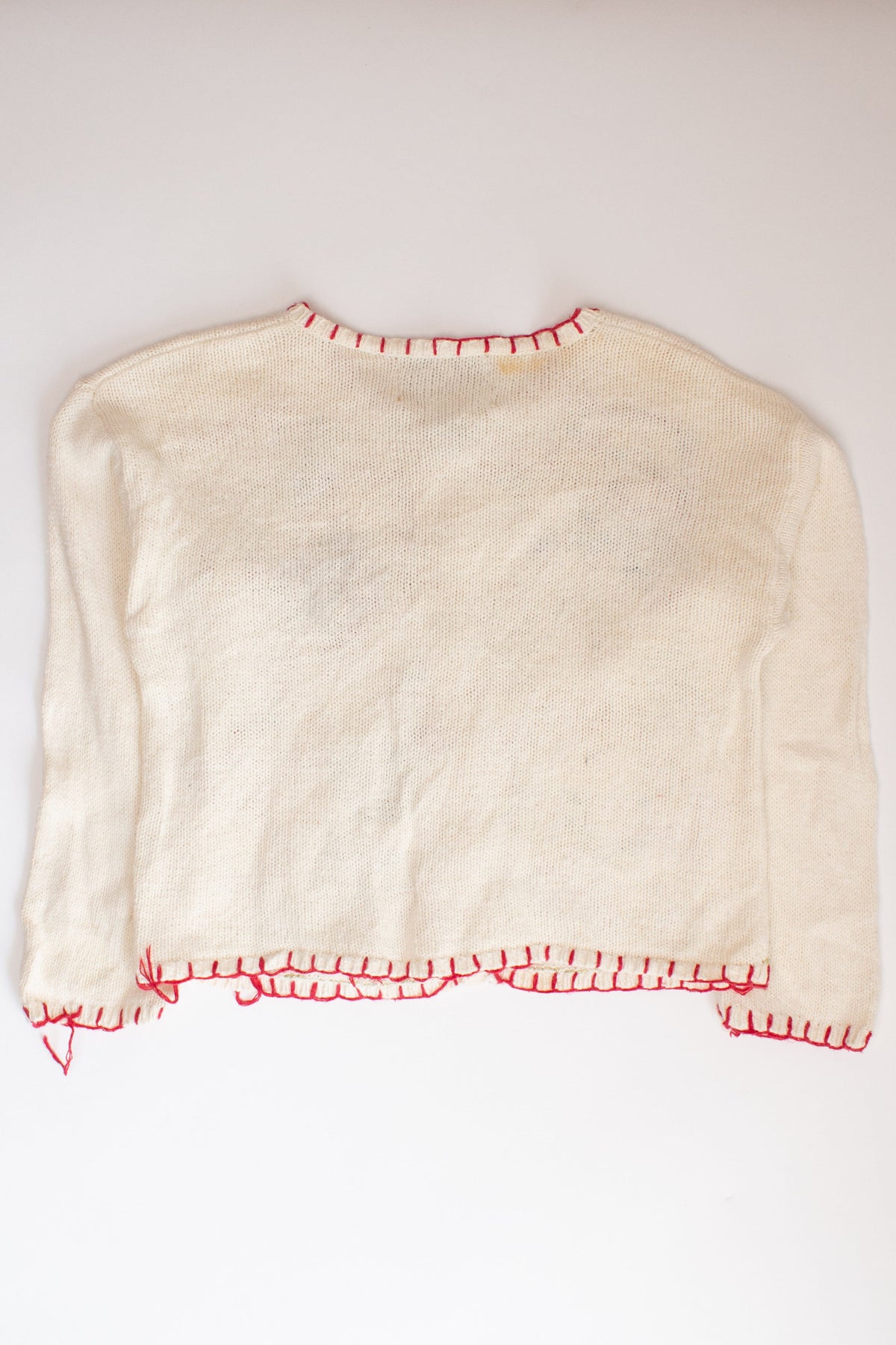 Kids White Ugly Christmas Cardigan 63837