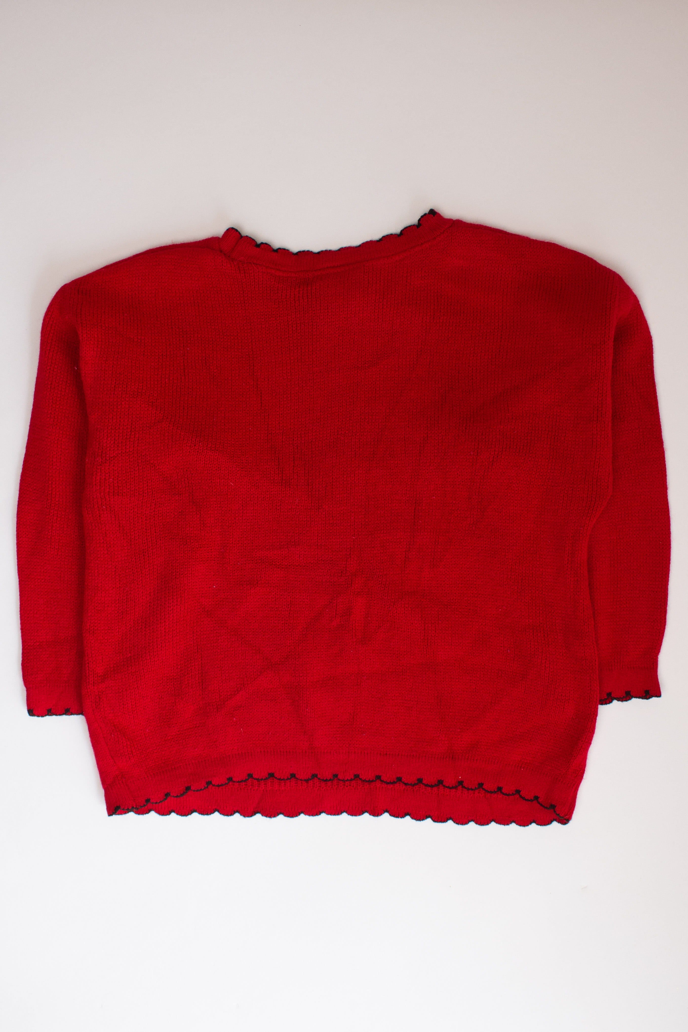 Kids Red Ugly Christmas Pullover 63842
