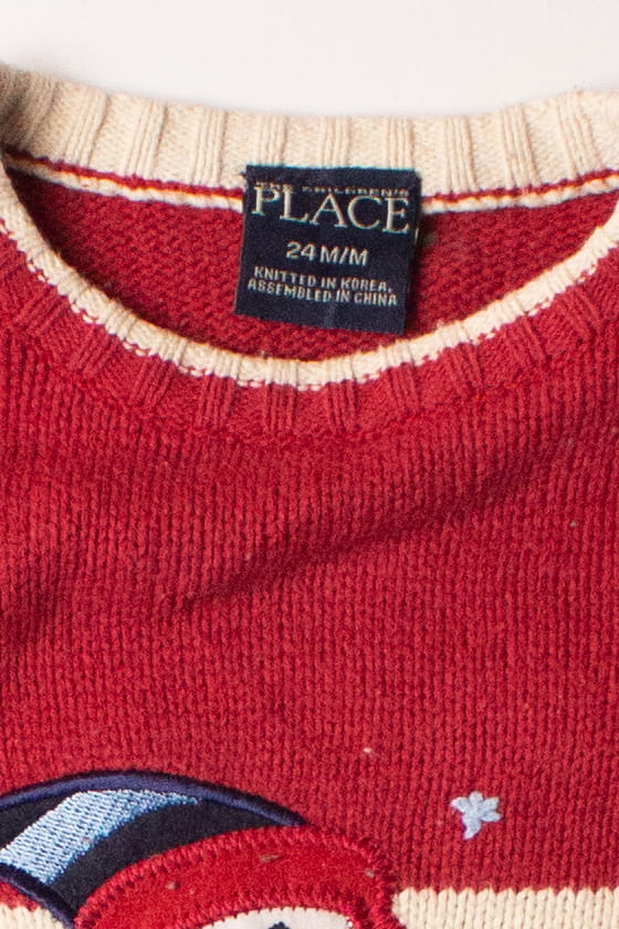 Kids Red Ugly Christmas Pullover 63848