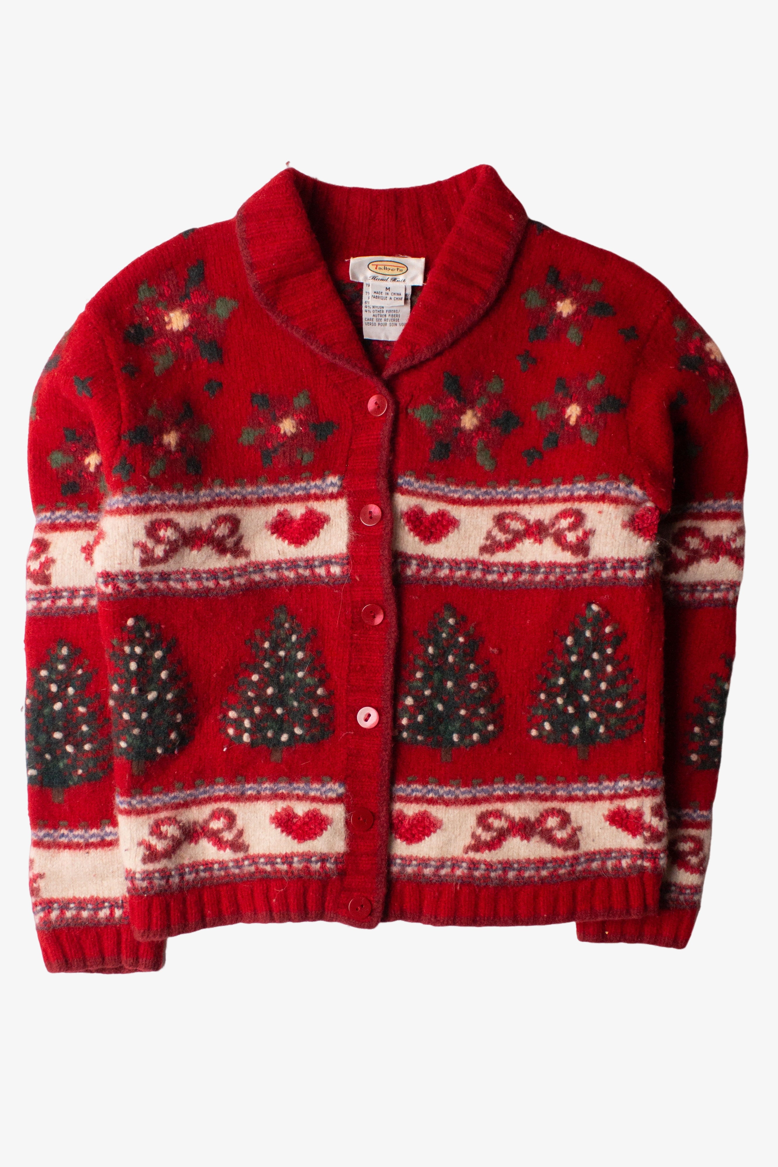 Kids Red Ugly Christmas Cardigan 63856