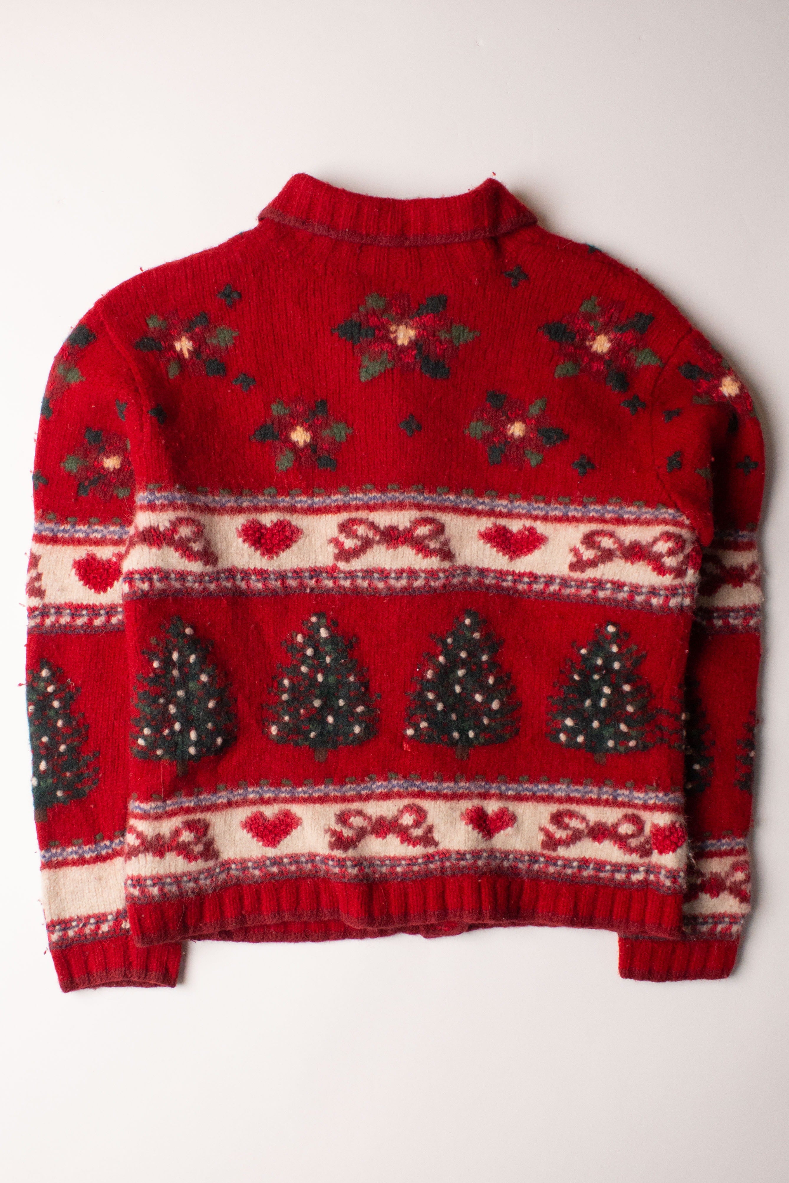 Kids Red Ugly Christmas Cardigan 63856