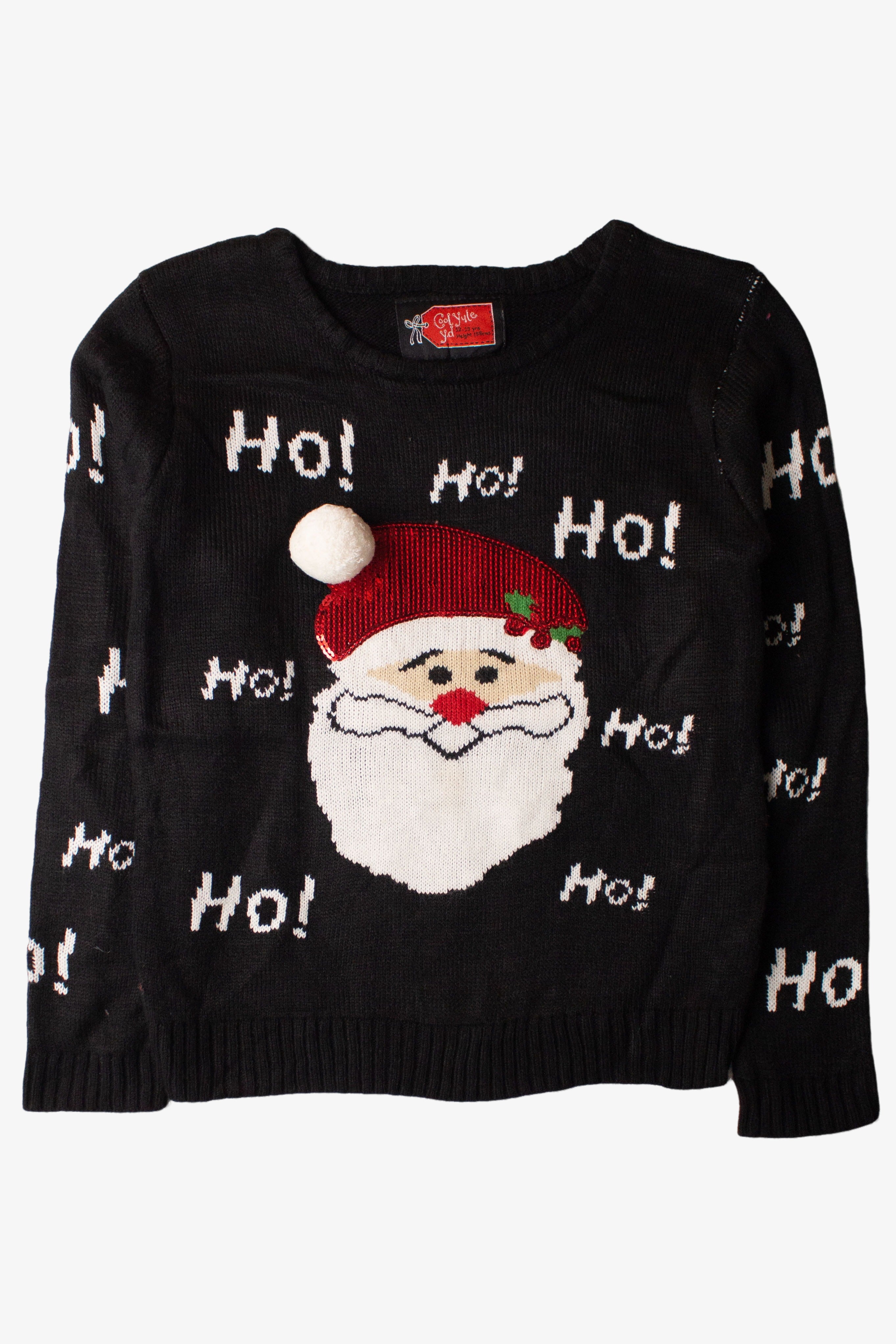 Kids Black Ugly Christmas Pullover 63857