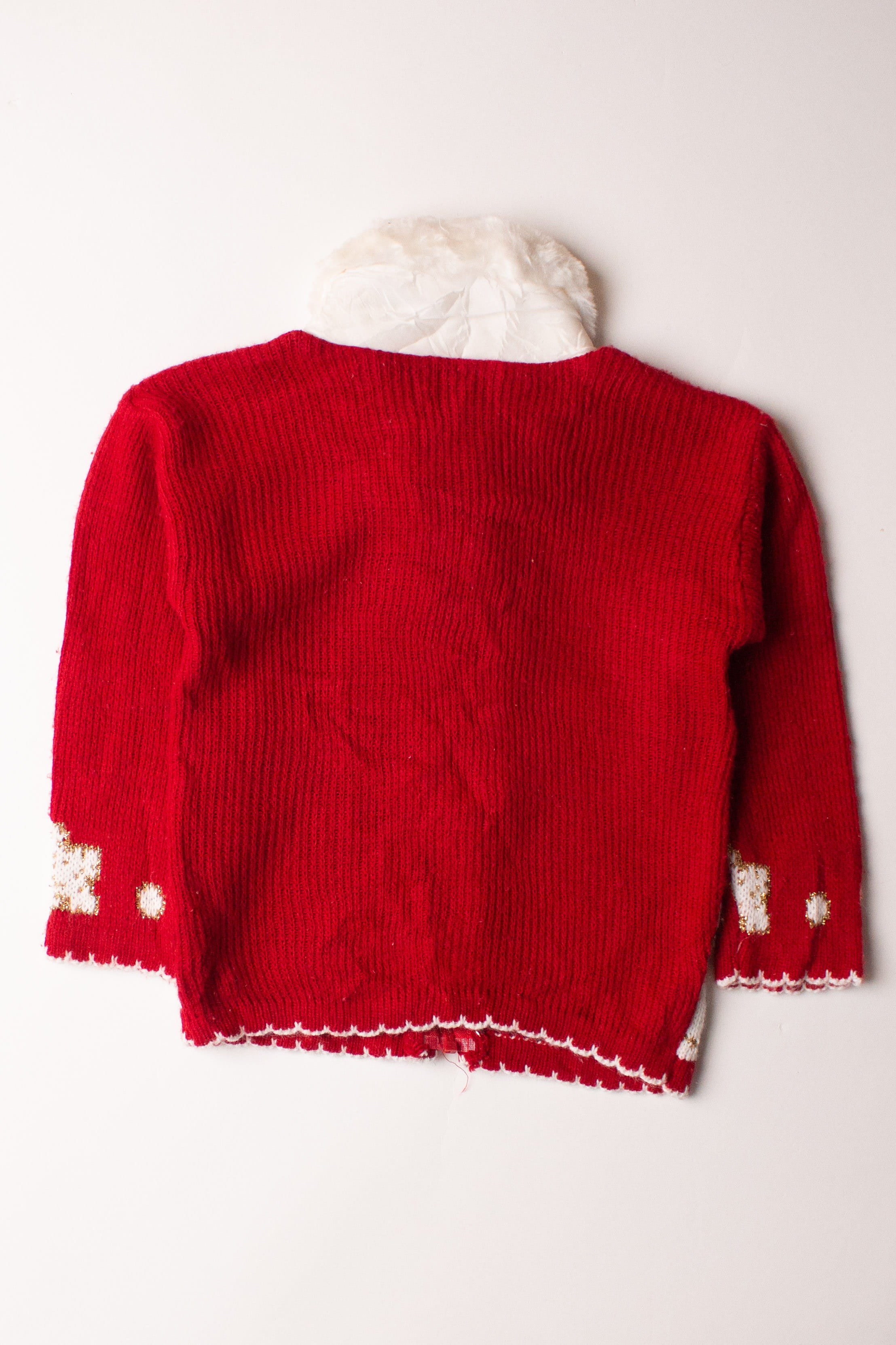 Kids Red Ugly Christmas Cardigan 63868