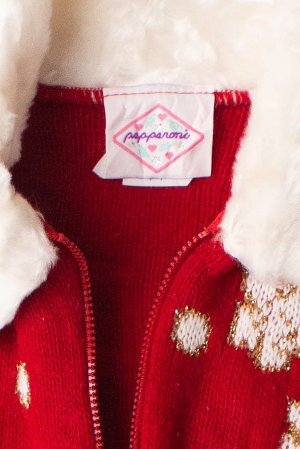 Kids Red Ugly Christmas Cardigan 63868