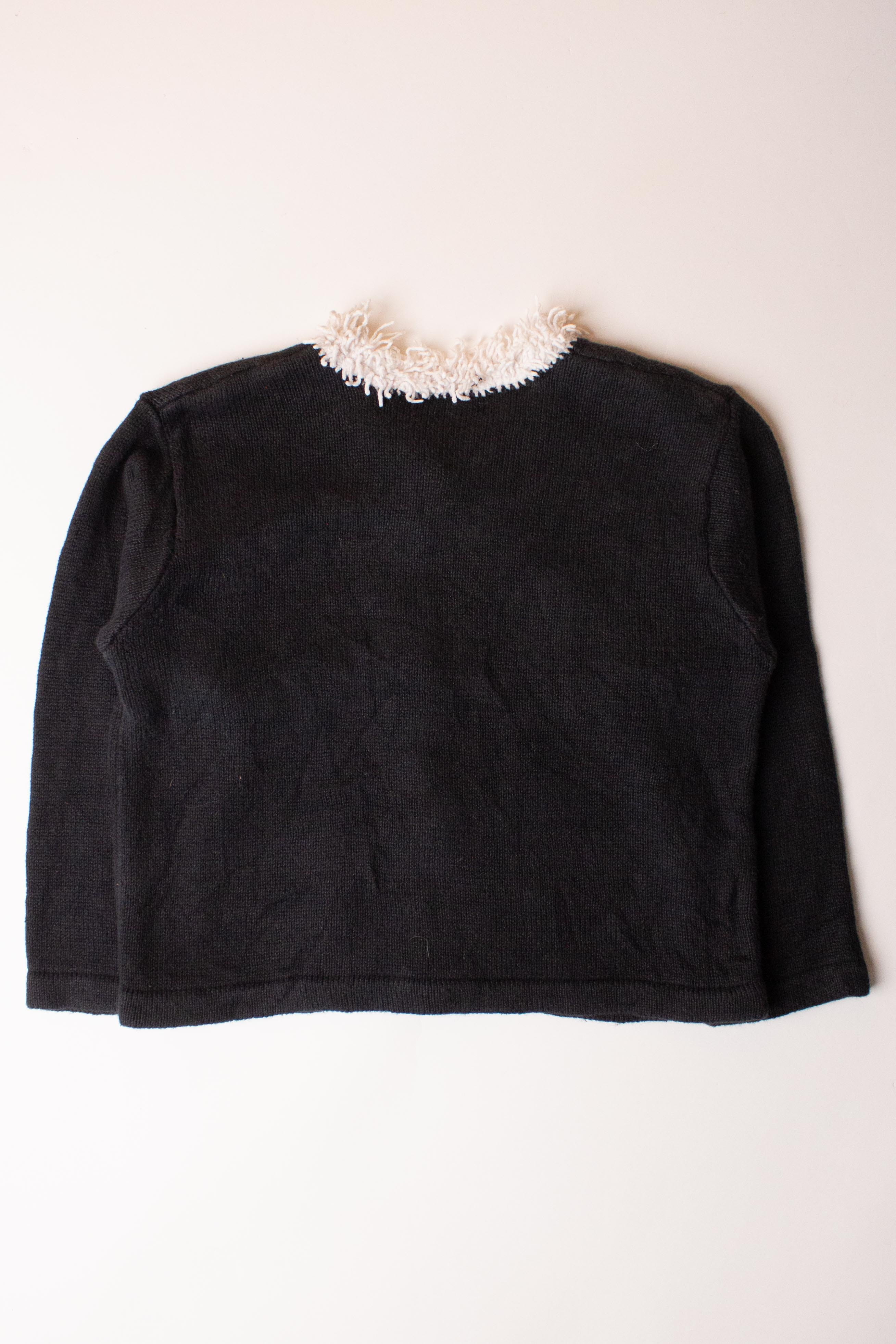 Kids Black Ugly Christmas Cardigan 63879