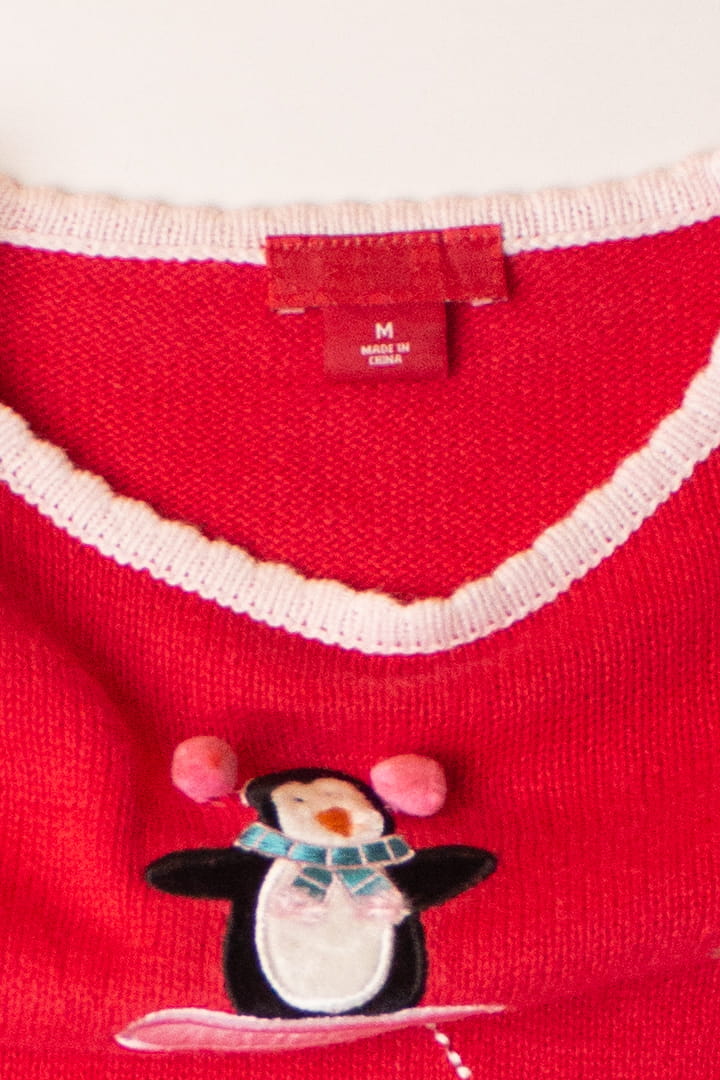 Kids Red Ugly Christmas Pullover 63903