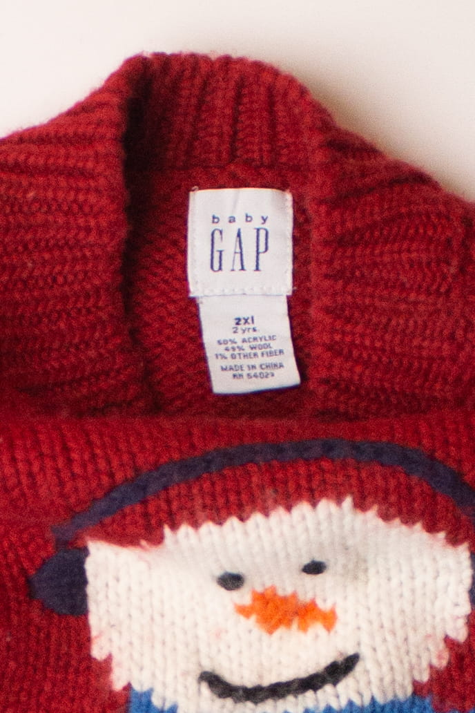 Kids Red Ugly Christmas Pullover 63904