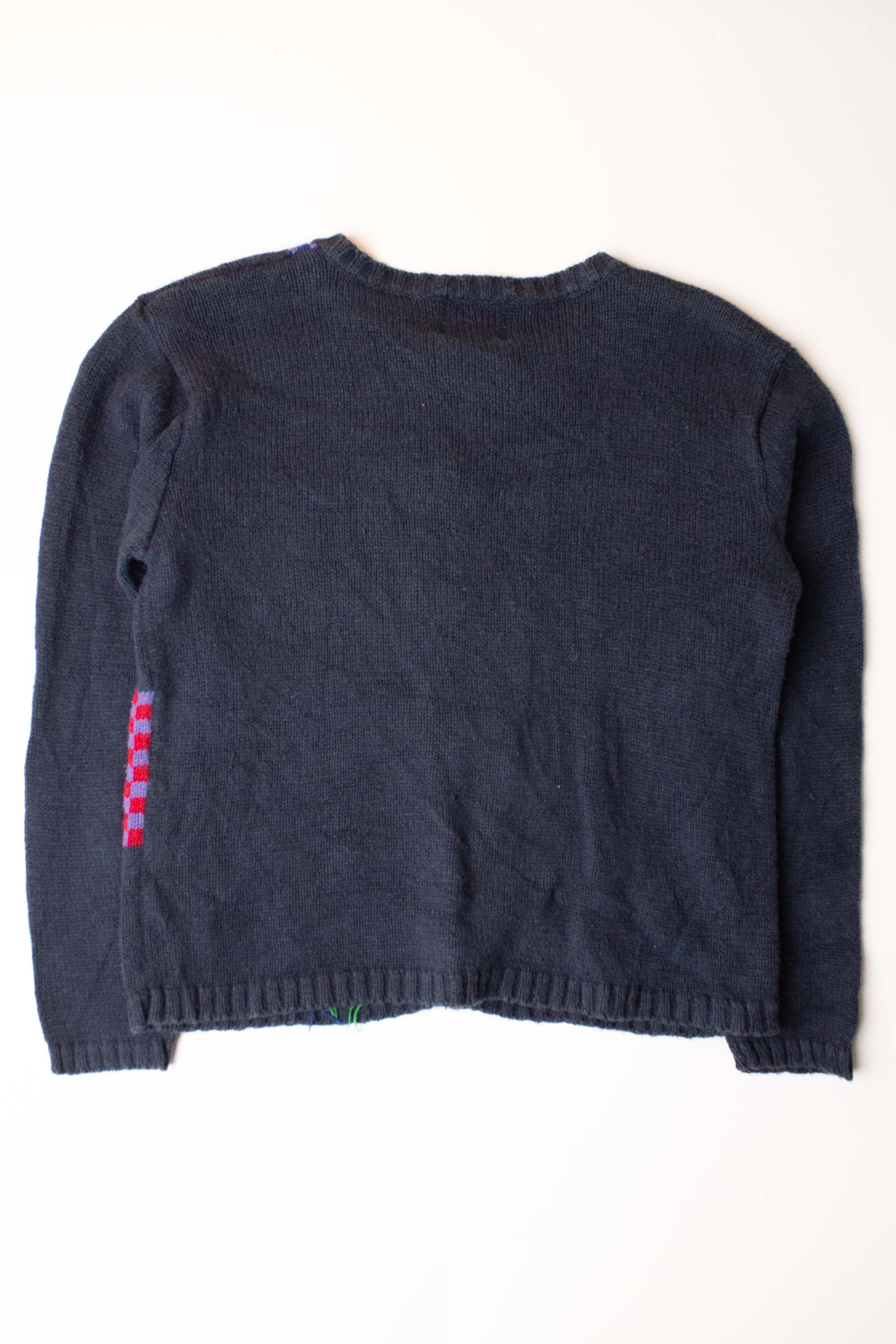Kids Blue Ugly Christmas Cardigan 63906