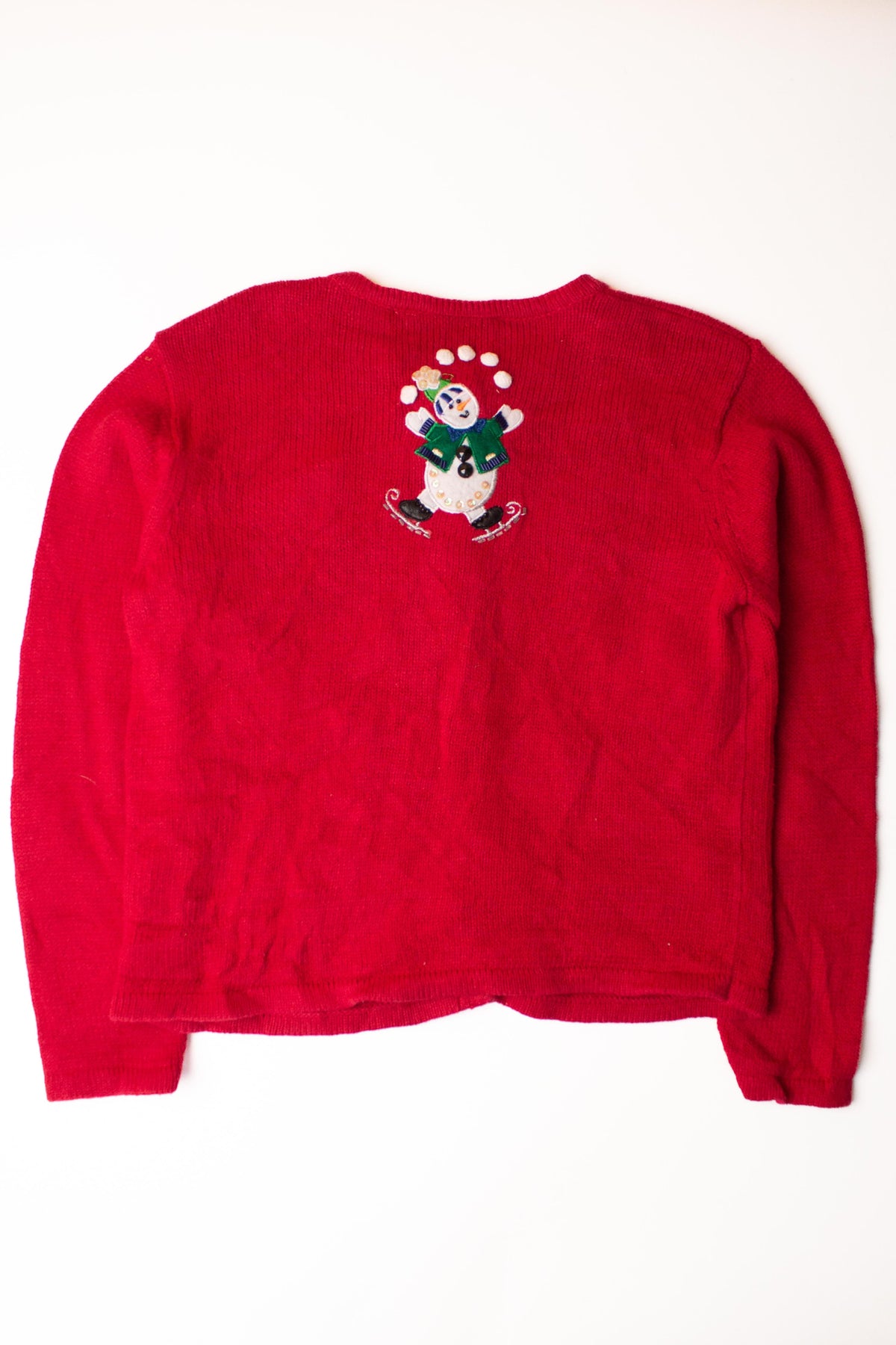 Kids Red Ugly Christmas Cardigan 63913