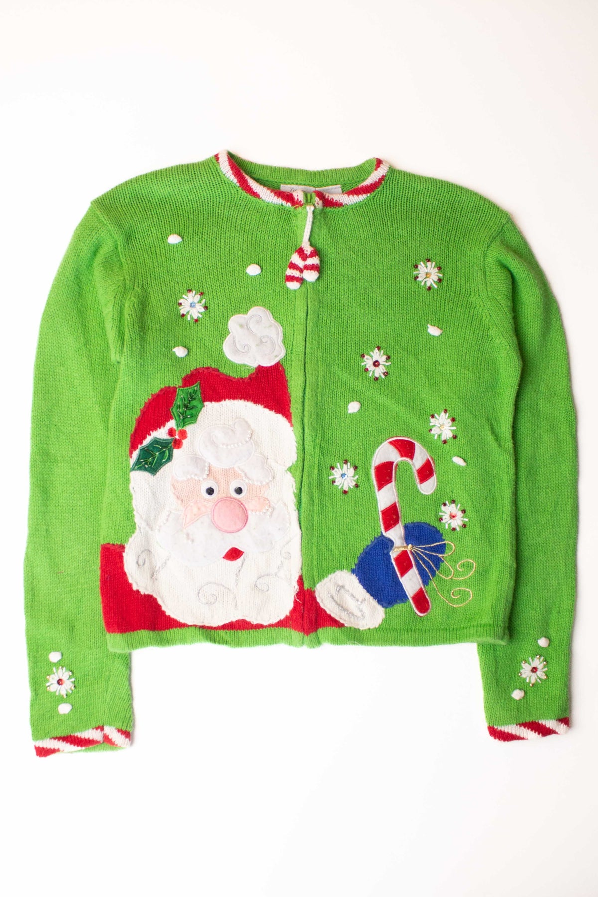 Kids Green Ugly Christmas Cardigan 63920