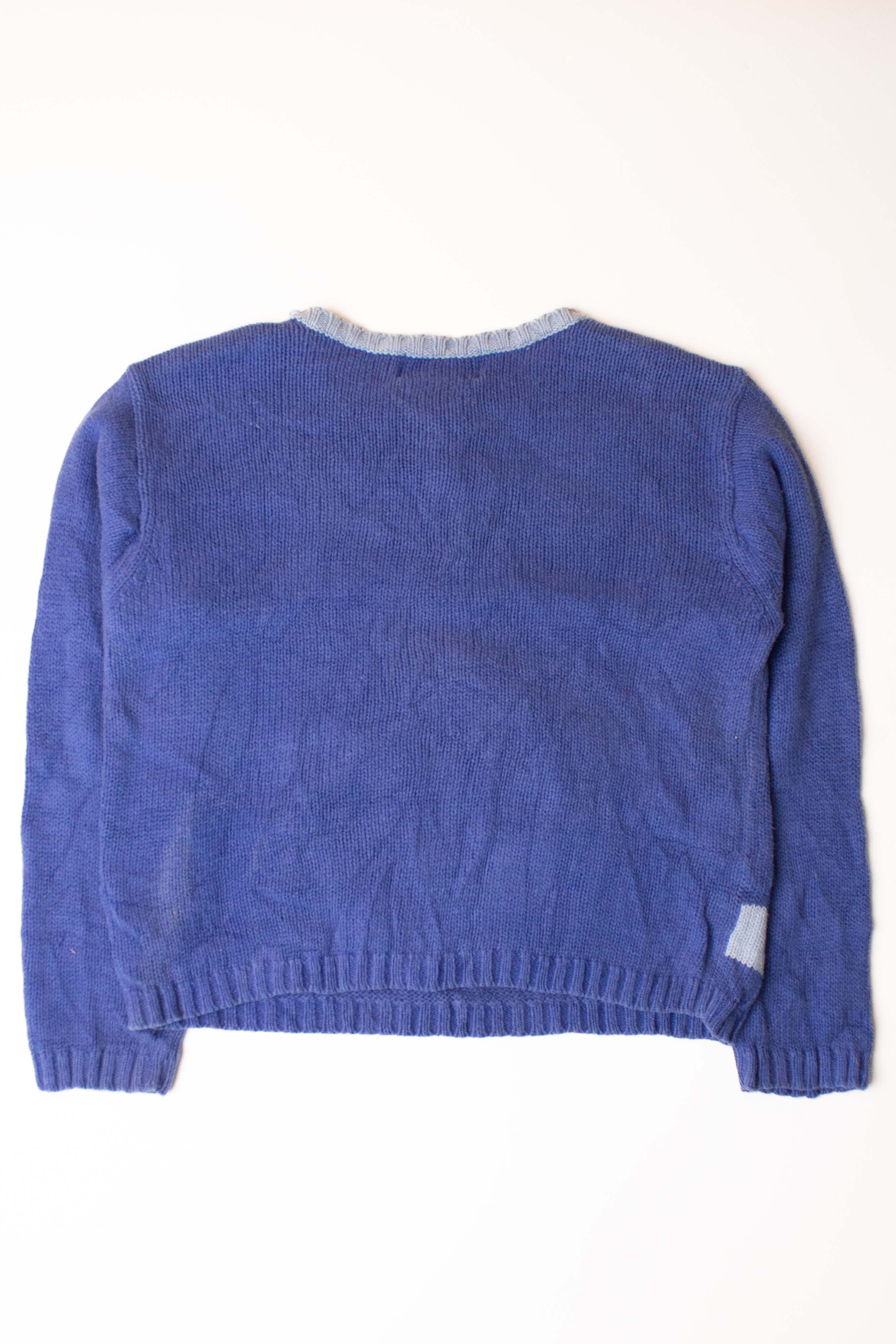 Kids Blue Ugly Christmas Pullover 63923