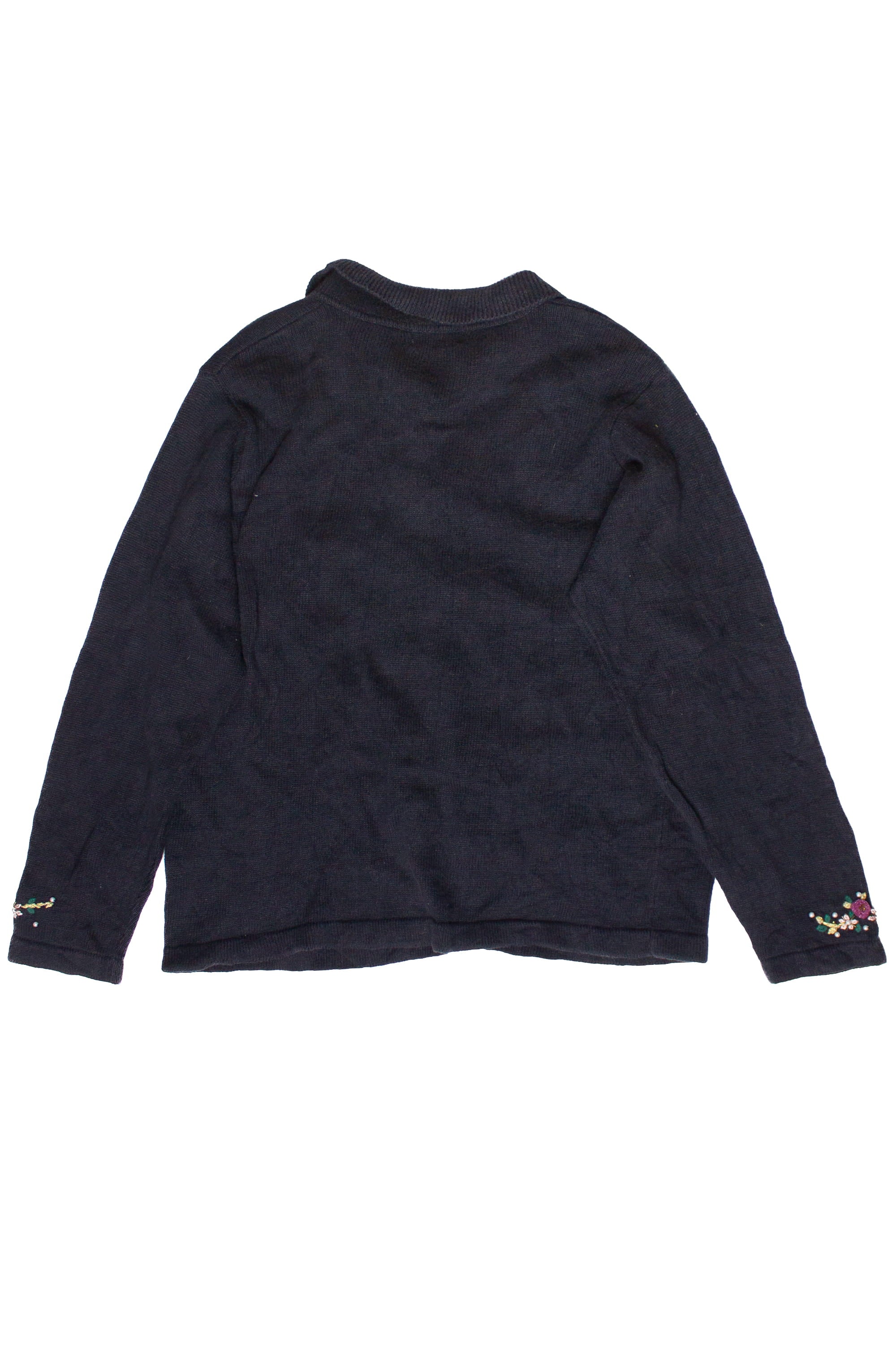 Vintage Rose and Bow Stockings Ugly Christmas Sweater