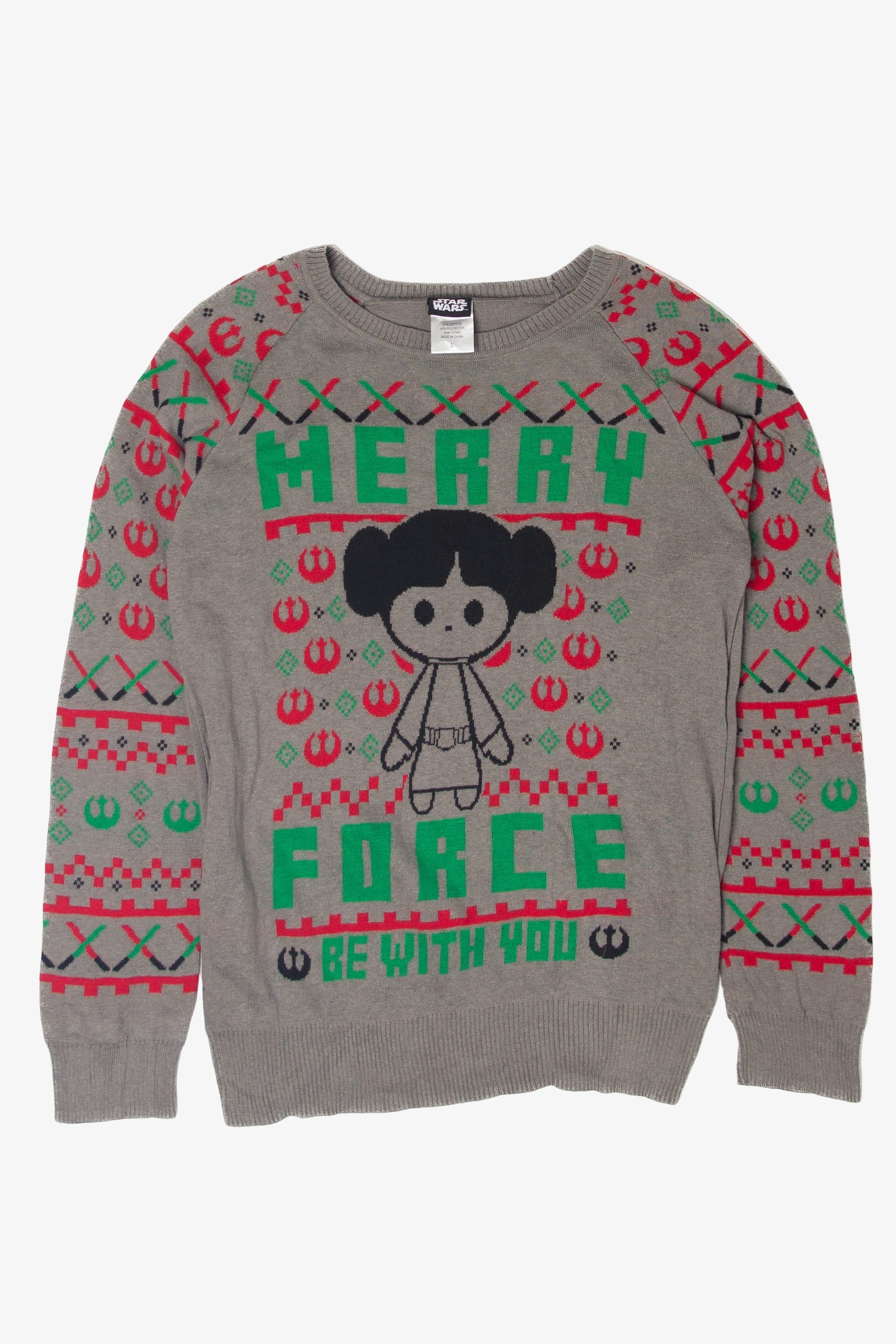Star Wars "Merry Force Be With You" Ugly Christmas Pullover