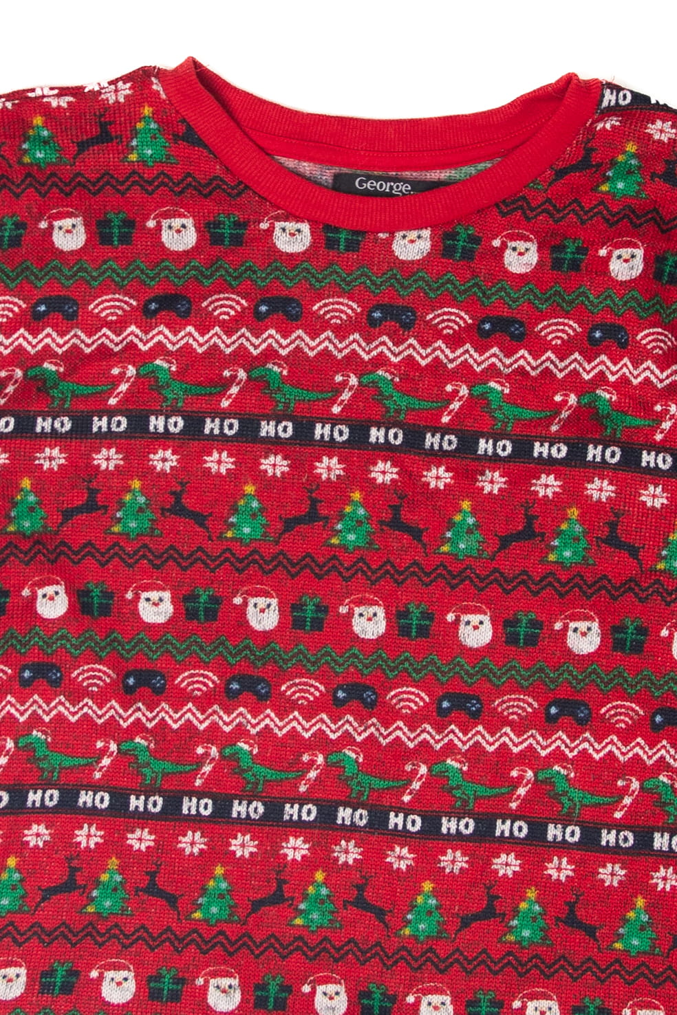 George Christmas Dinosaur Ugly Christmas Sweater