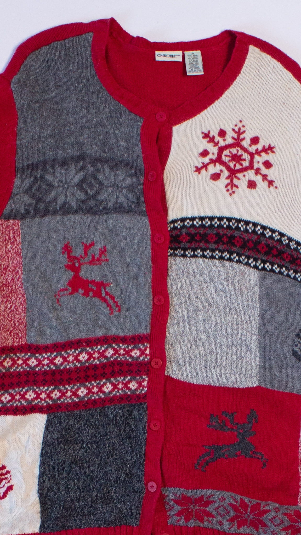 Red Ugly Christmas Cardigan 63976