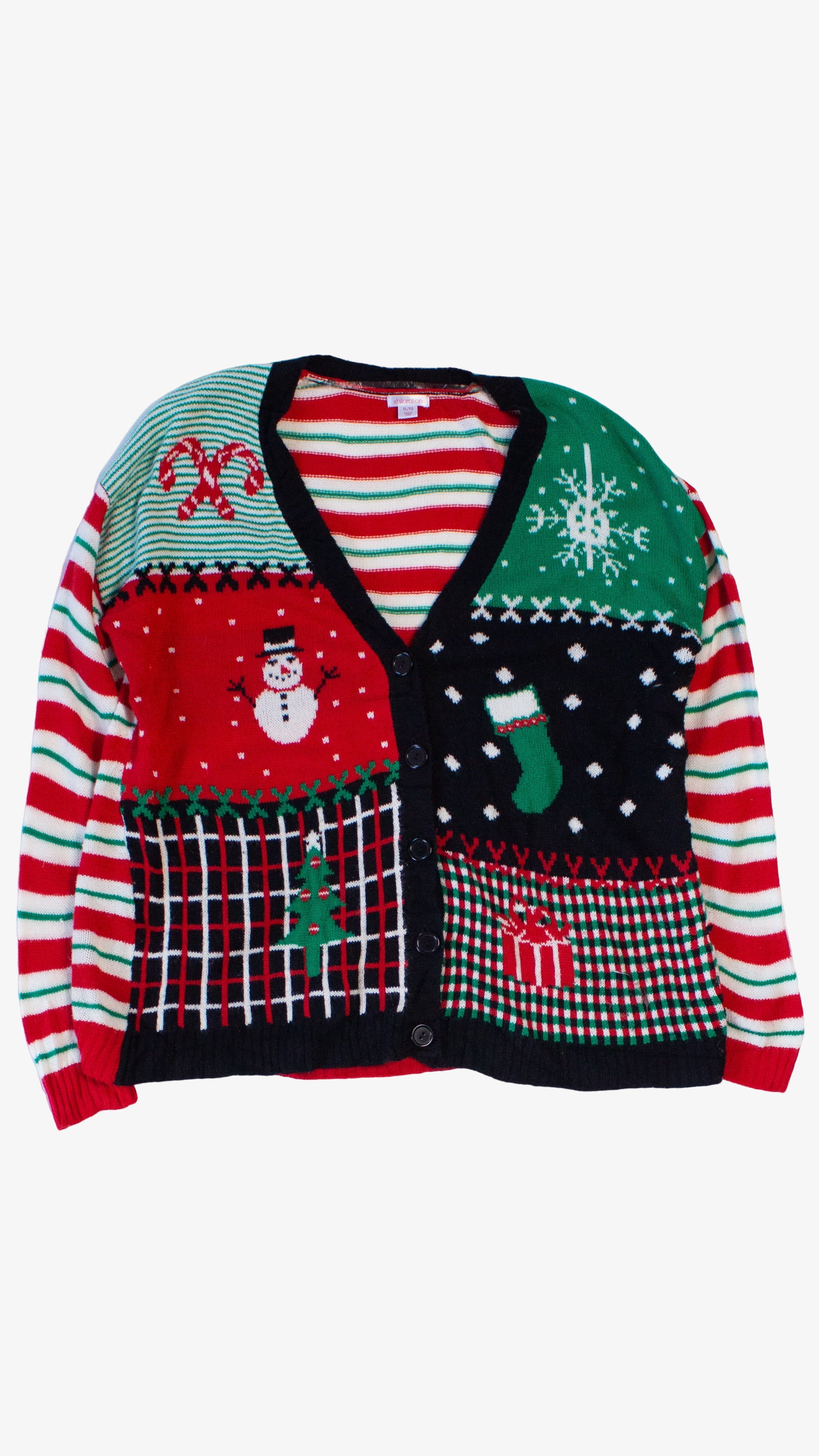 Multicolor Ugly Christmas Cardigan 63980