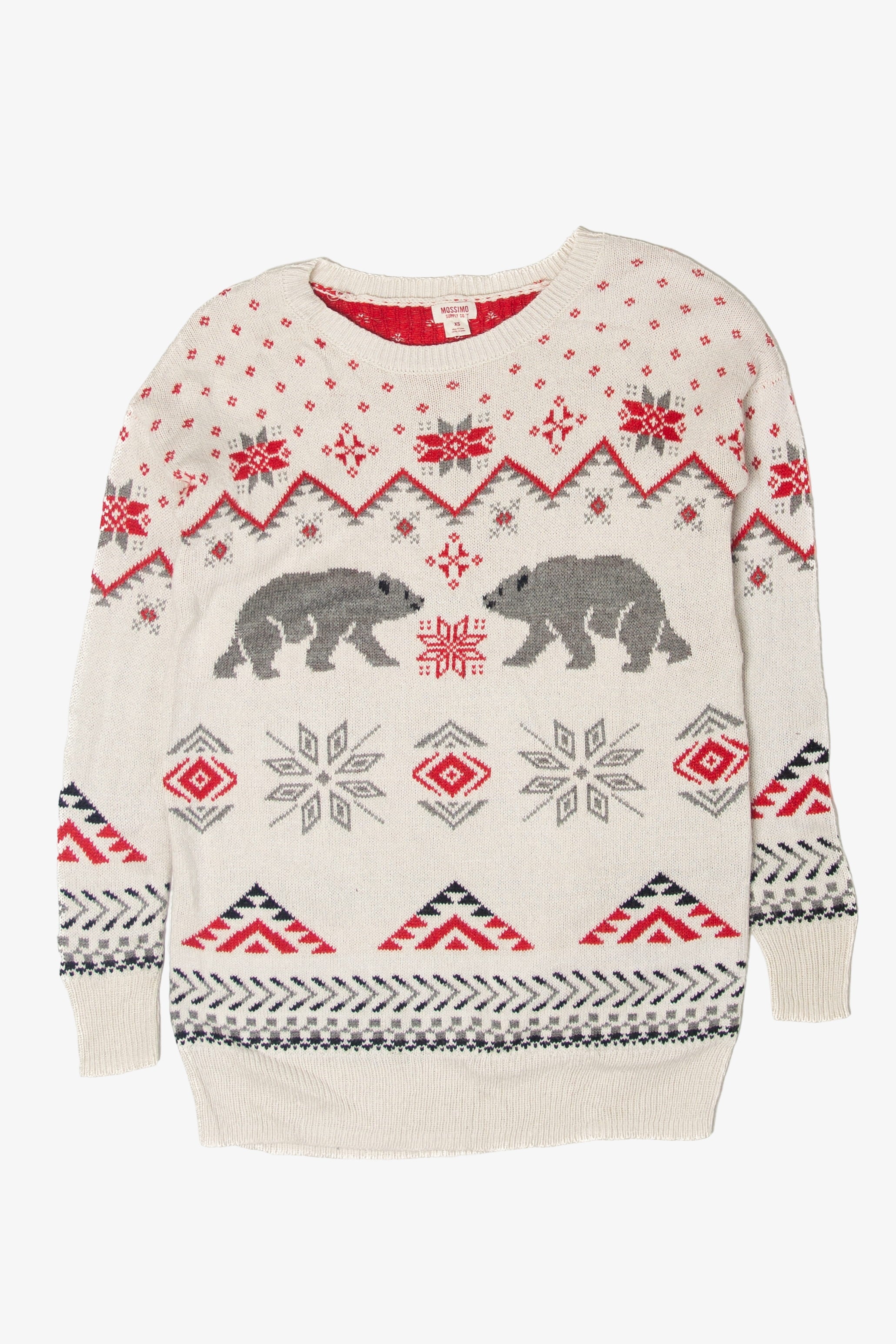 Mossimo Bears Ugly Christmas Sweater