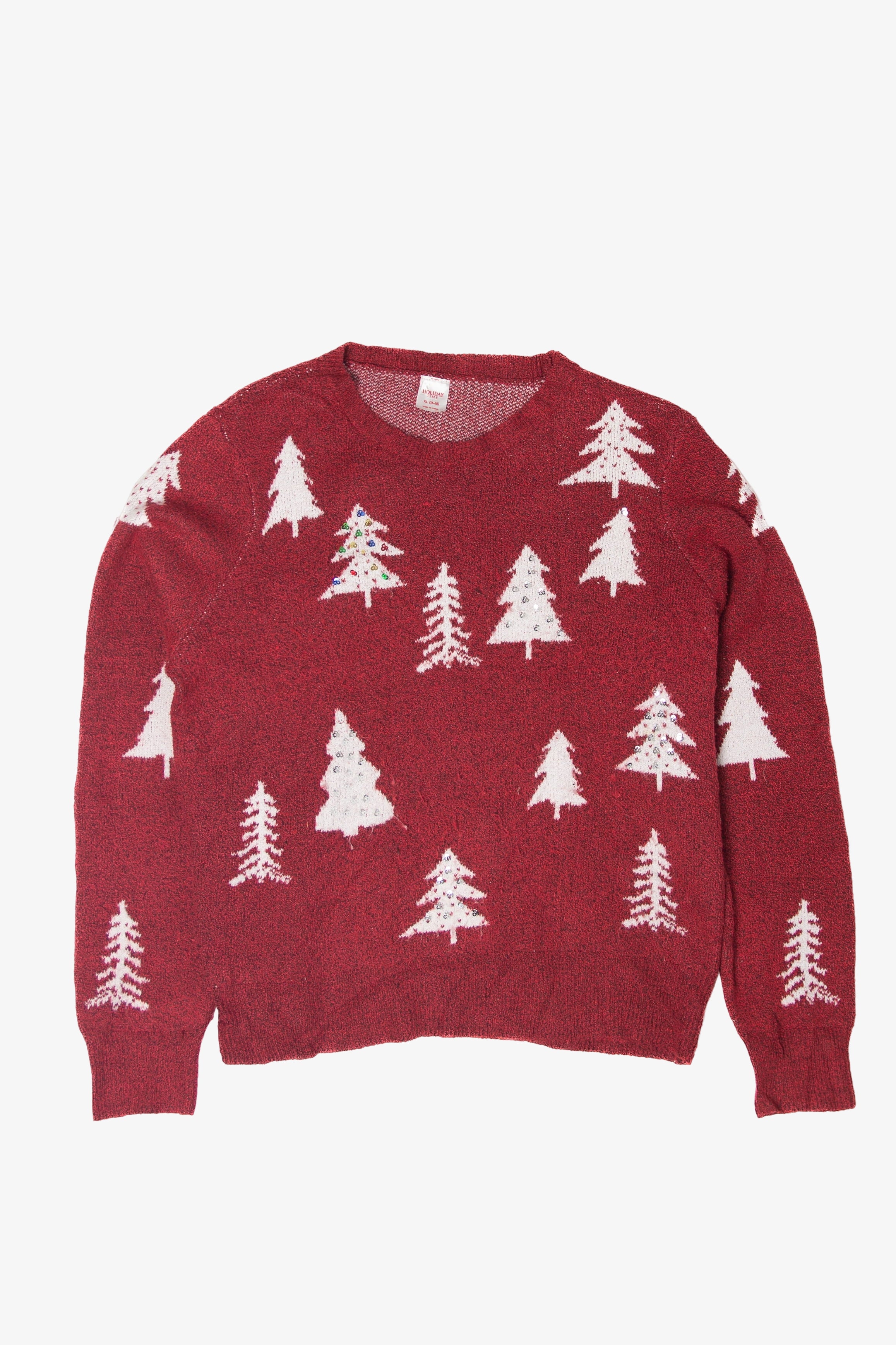 Holiday Time Trees Ugly Christmas Sweater