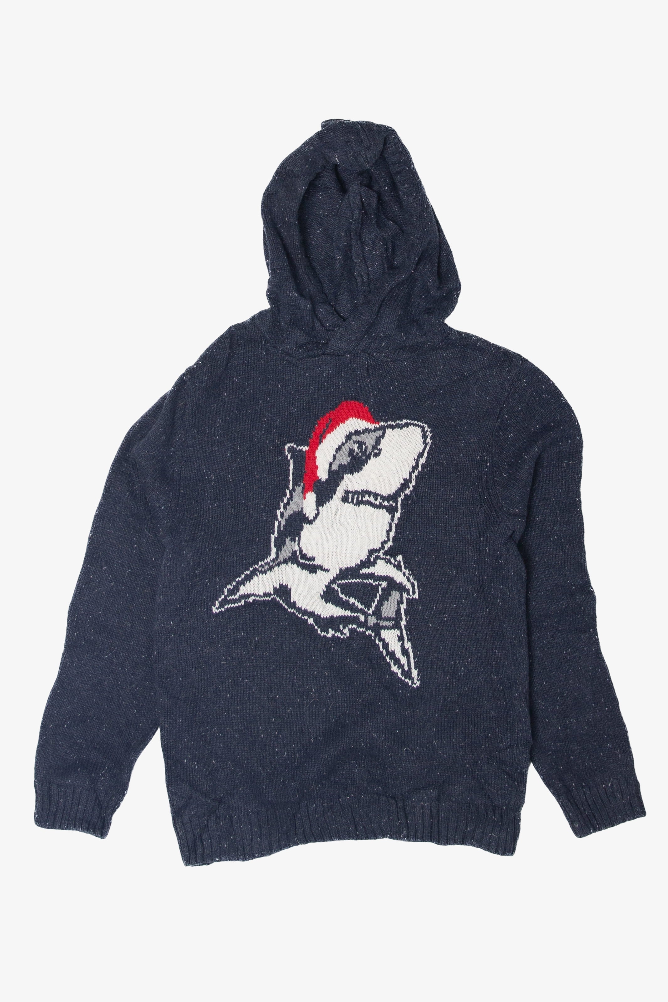 Santa Shark Kids Hooded Ugly Christmas Sweater (2010s)