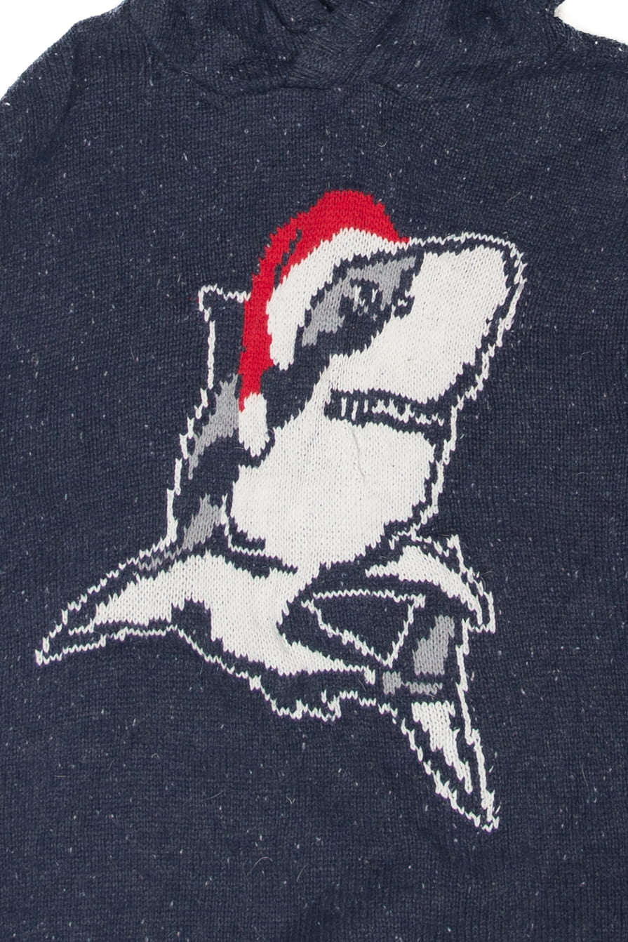 Santa Shark Kids Hooded Ugly Christmas Sweater (2010s)
