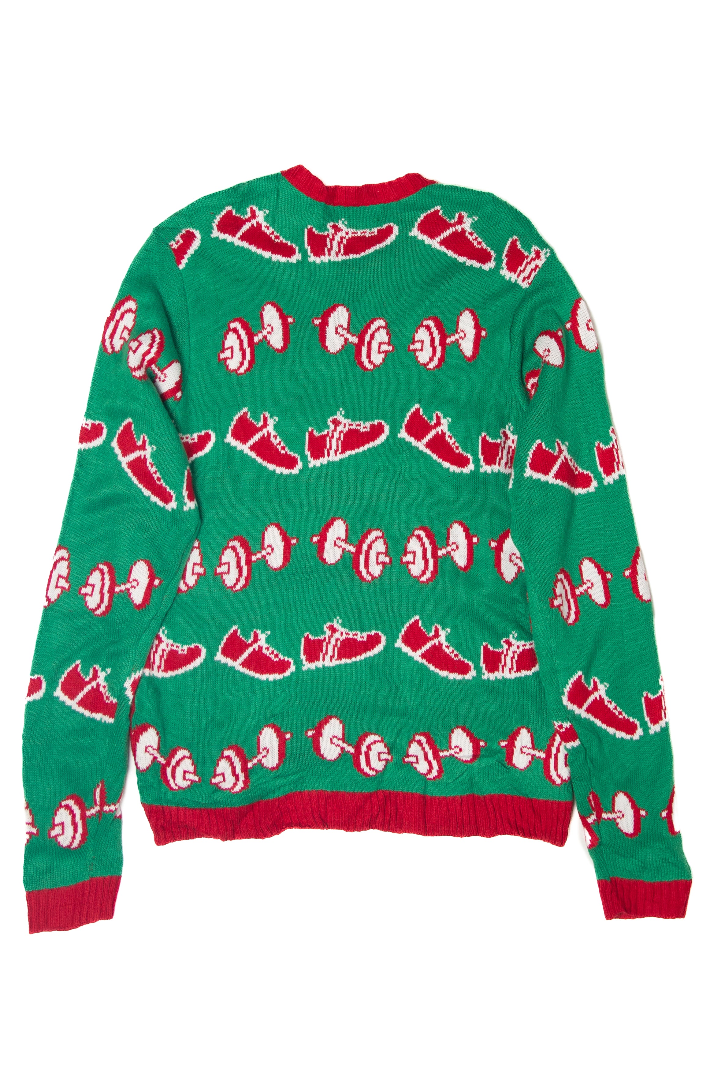 Funny Santa Bodybuilder Ugly Christmas Sweater