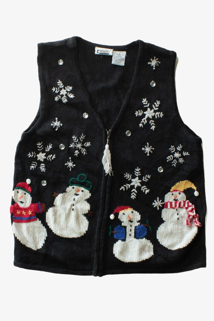 Black Ugly Christmas Vest 64016