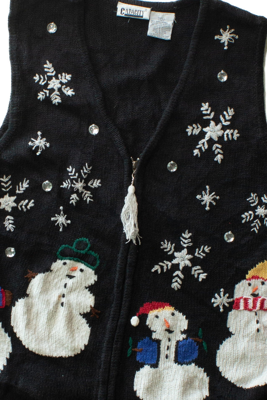 Black Ugly Christmas Vest 64016