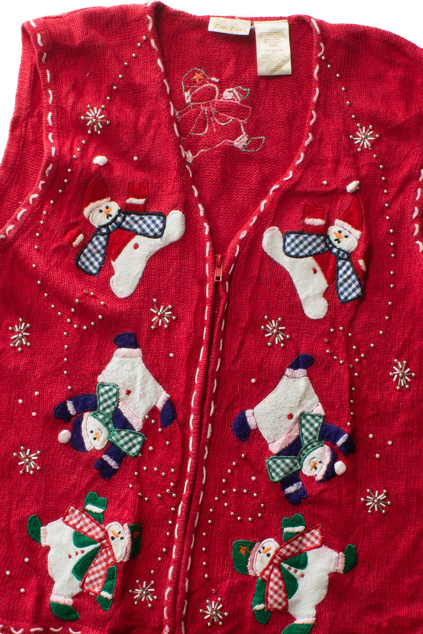 Red Ugly Christmas Vest 64021