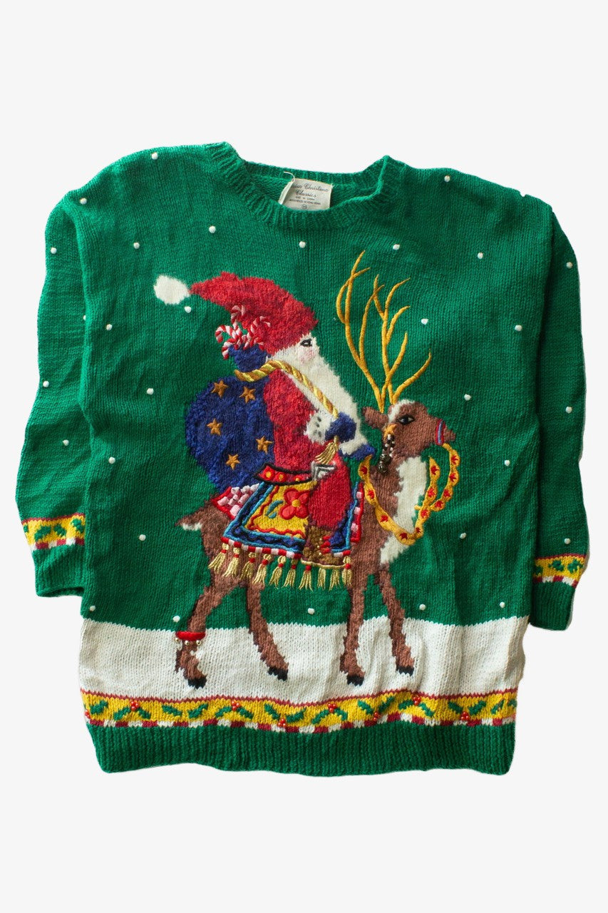 Green Ugly Christmas Pullover 64035