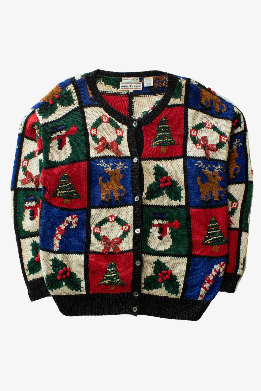 Multicolor Ugly Christmas Cardigan 64037