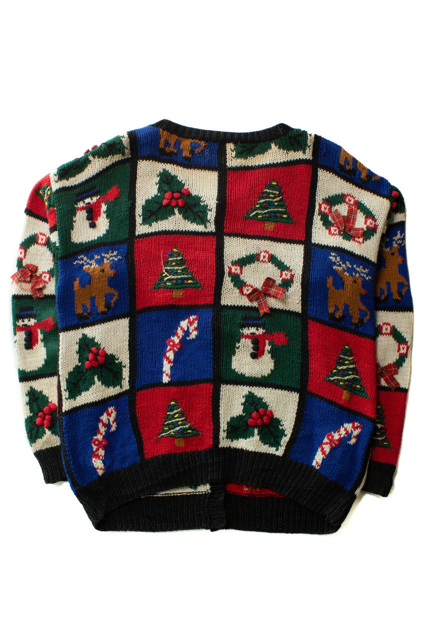 Multicolor Ugly Christmas Cardigan 64037