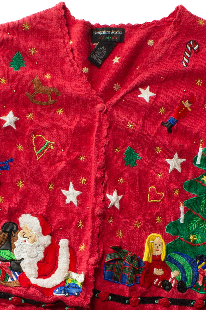 Red Ugly Christmas Cardigan 64048