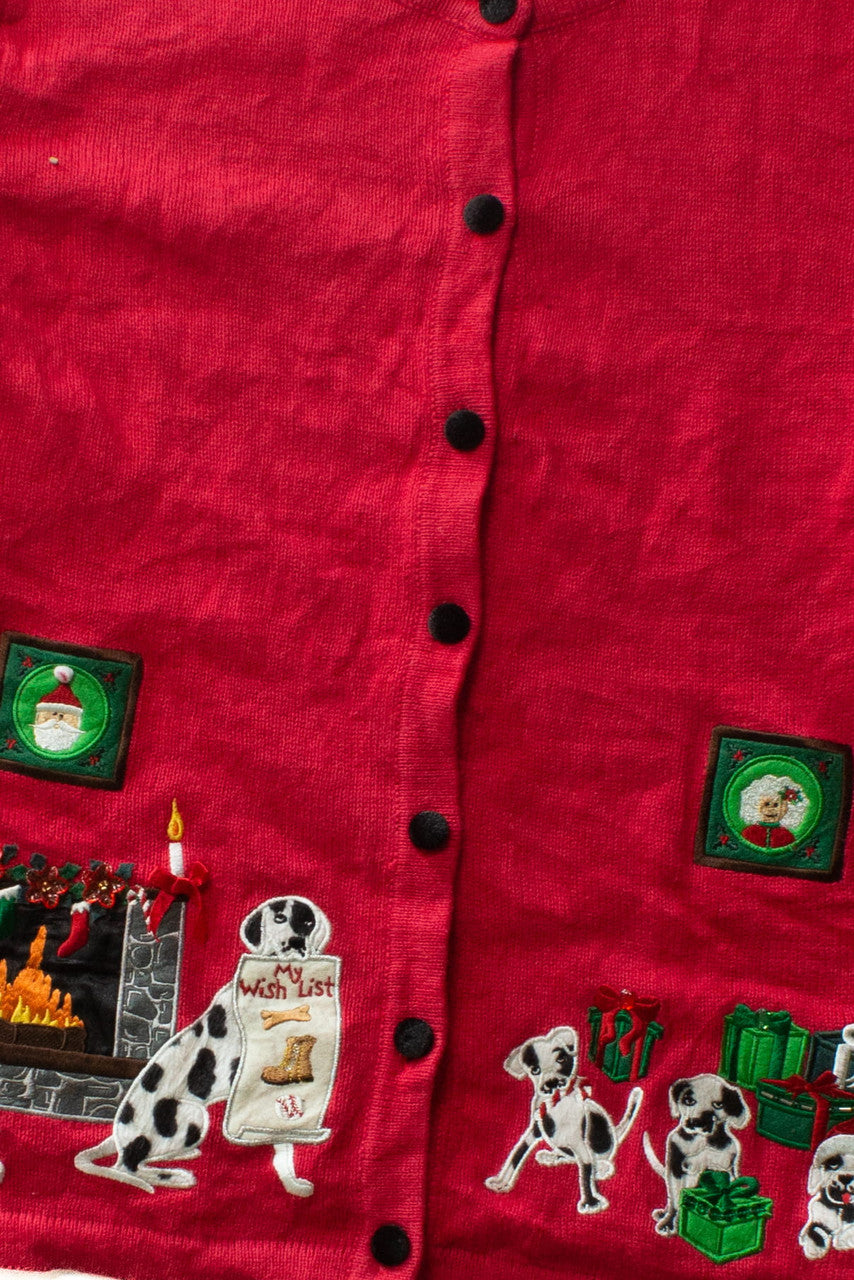 Red Ugly Christmas Cardigan 64055