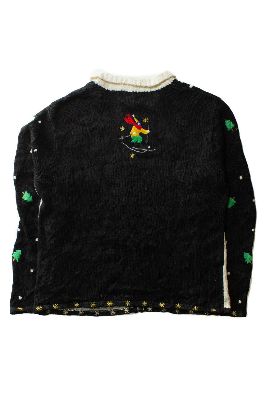 Black Ugly Christmas Cardigan 64056