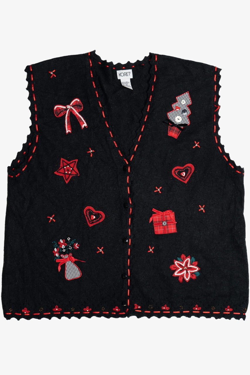 Black Ugly Christmas Vest 64061