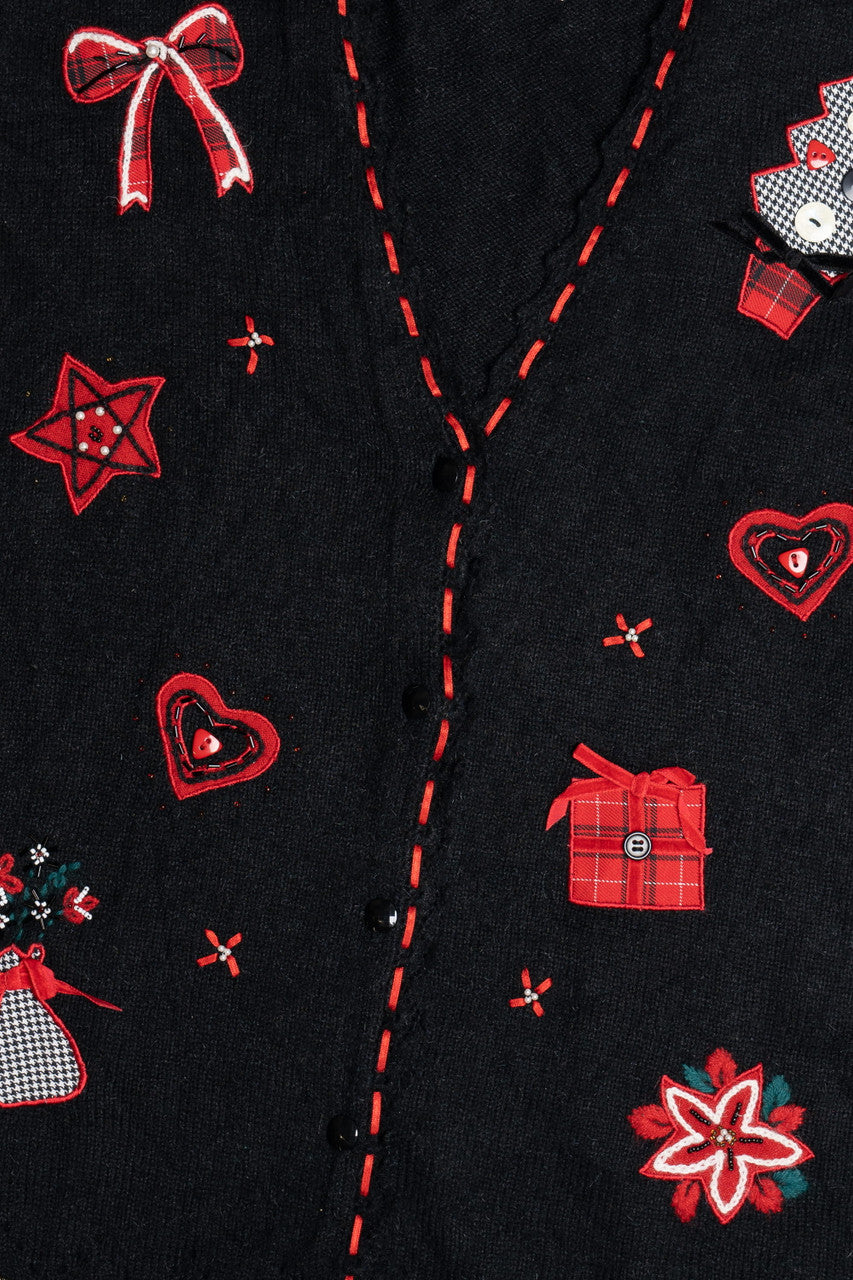 Black Ugly Christmas Vest 64061