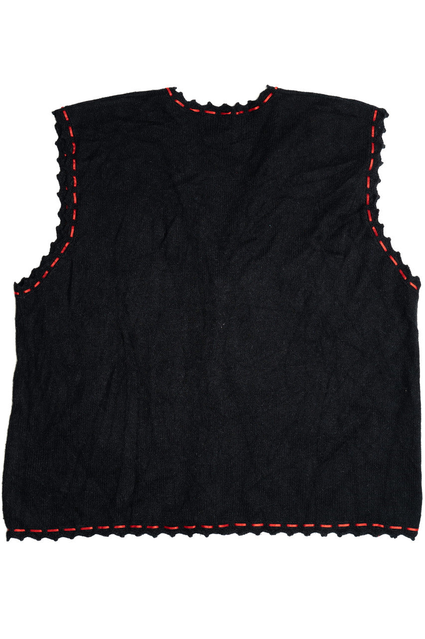 Black Ugly Christmas Vest 64061