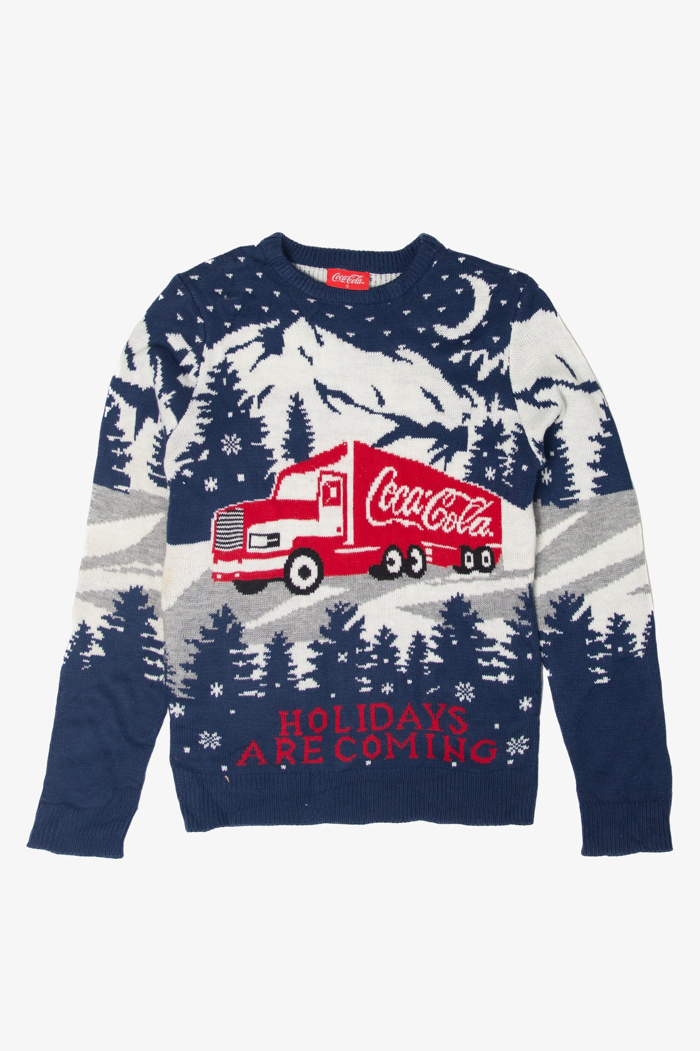 Coca-Cola Truck Ugly Christmas Sweater