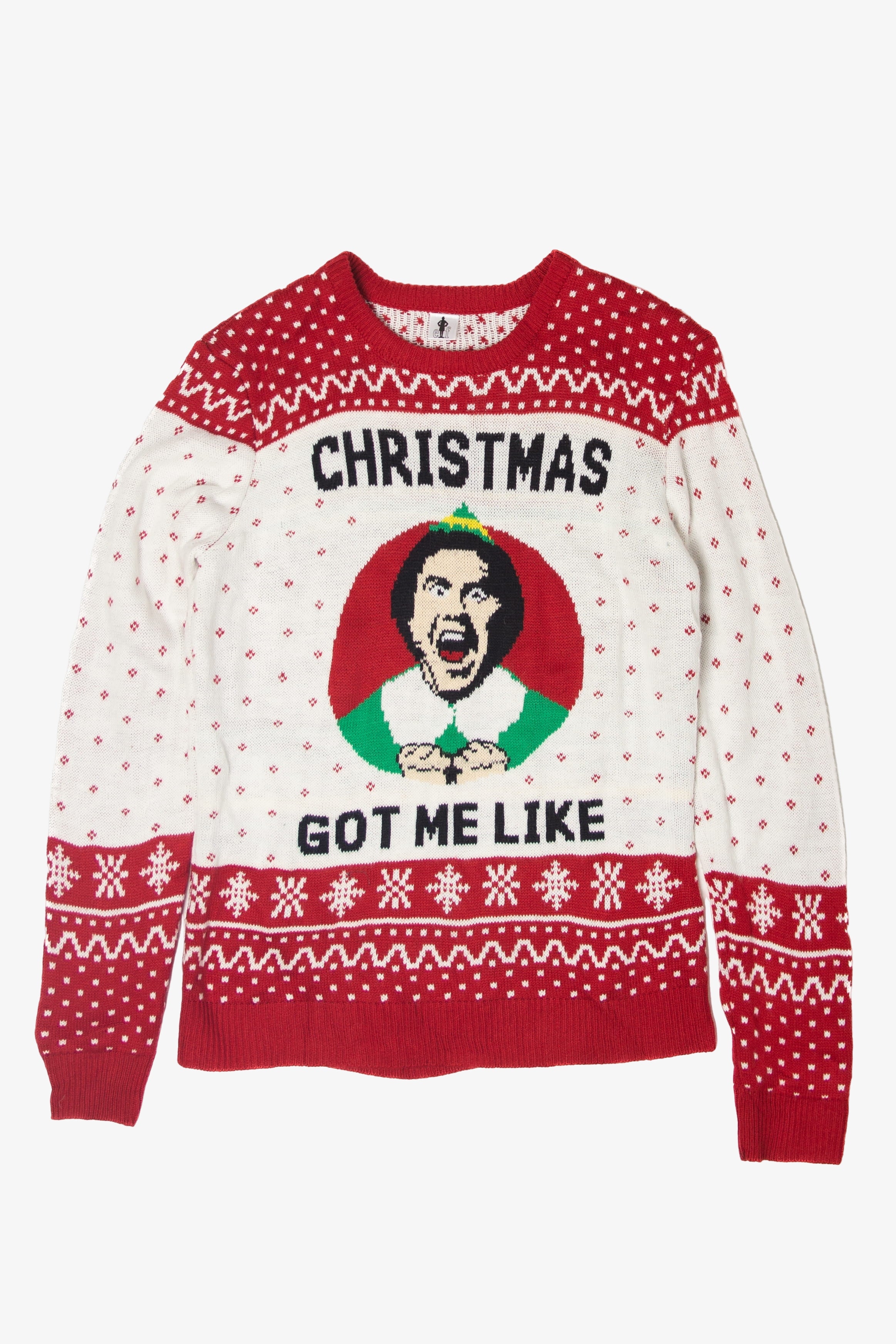 Elf "Christmas Got Me Like" Ugly Christmas Sweater