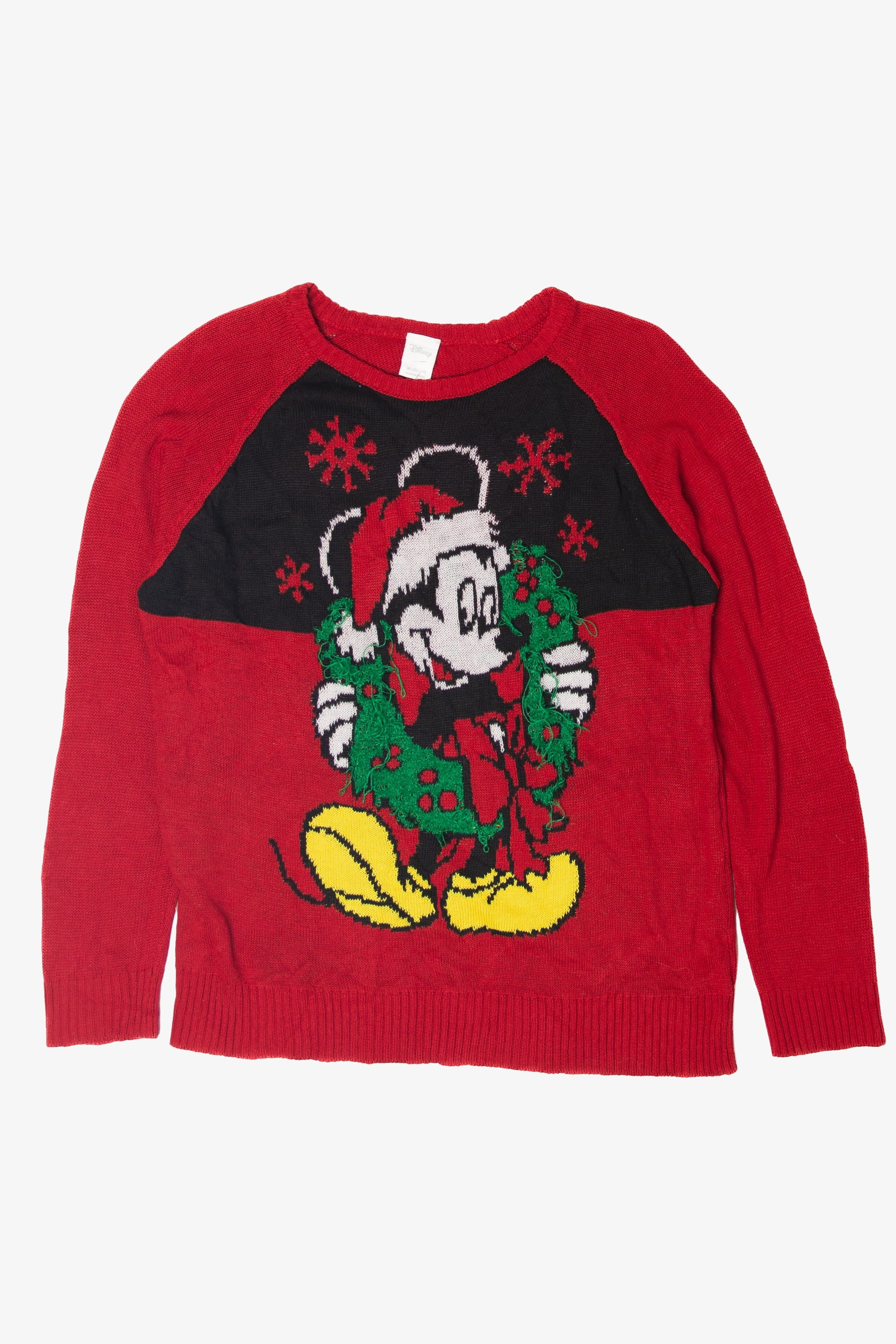 Disney Mickey Mouse Wreath Ugly Christmas Sweater
