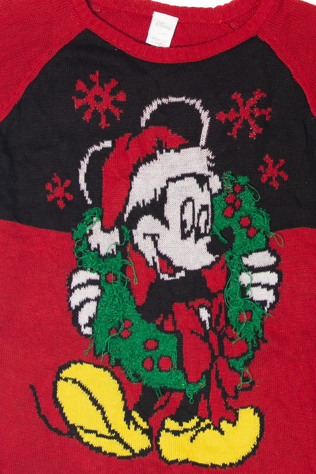 Disney Mickey Mouse Wreath Ugly Christmas Sweater