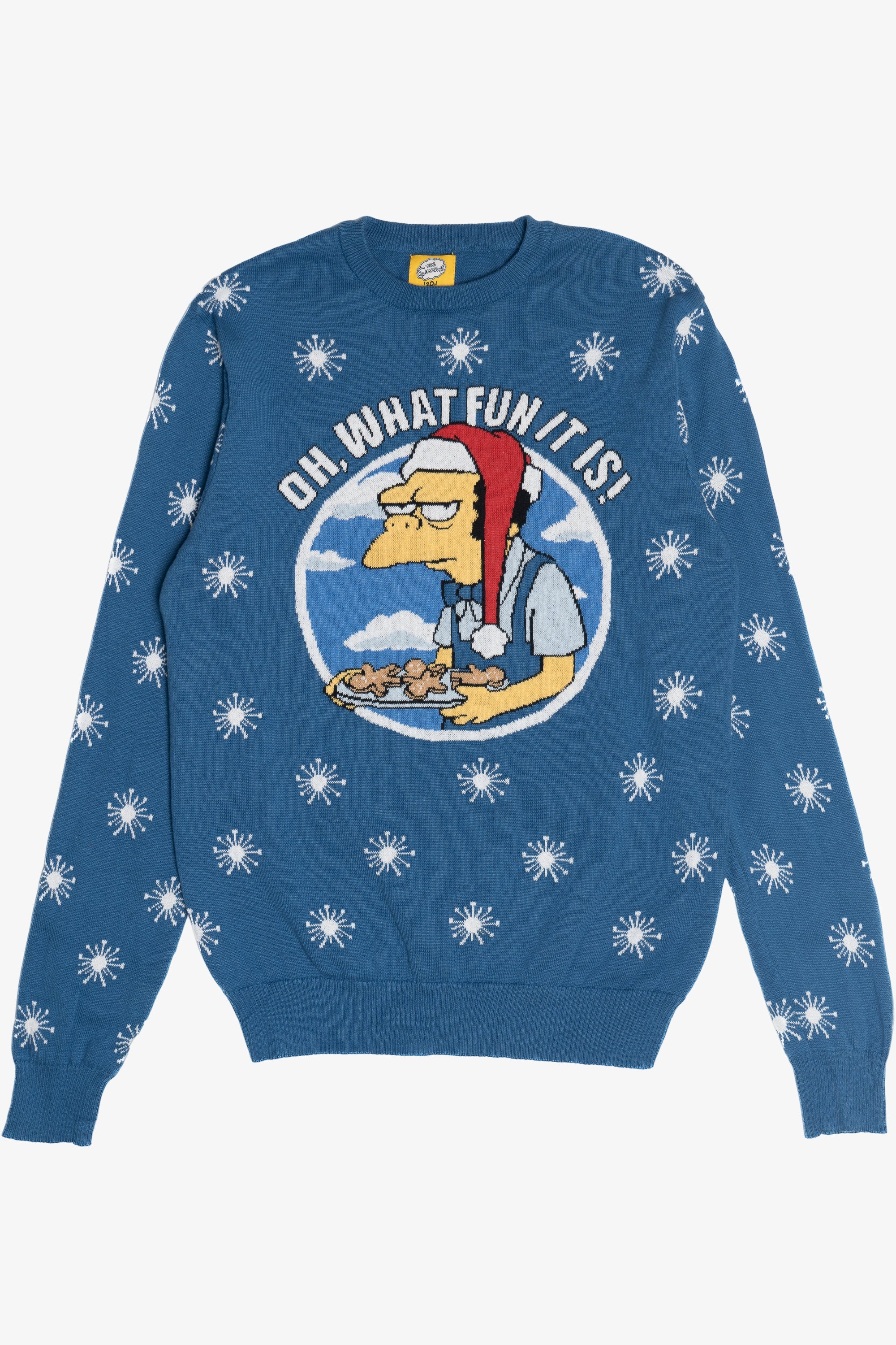 The Simpsons Moe Bartender "Oh, What Fun It Is!" Ugly Christmas Pullover