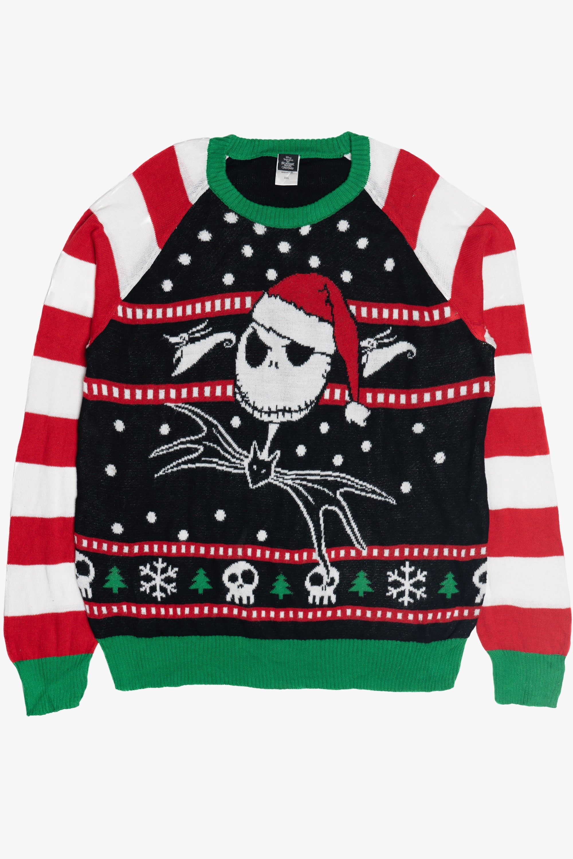 Disney Nightmare Before Christmas Jack Skellington & Zero Ugly Christmas Pullover