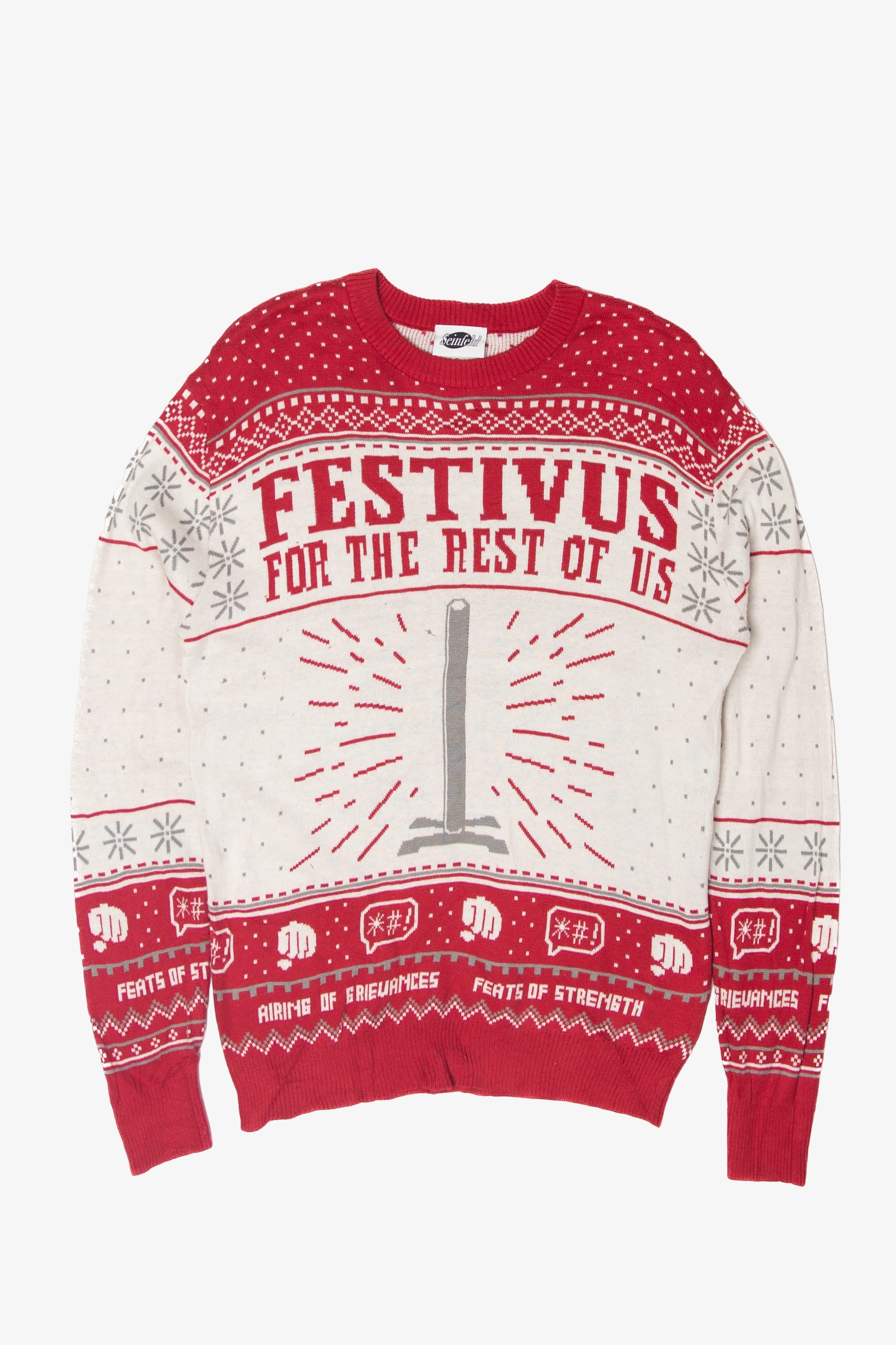 Seinfeld "Festivus For The Rest Of Us" Ugly Christmas Sweater