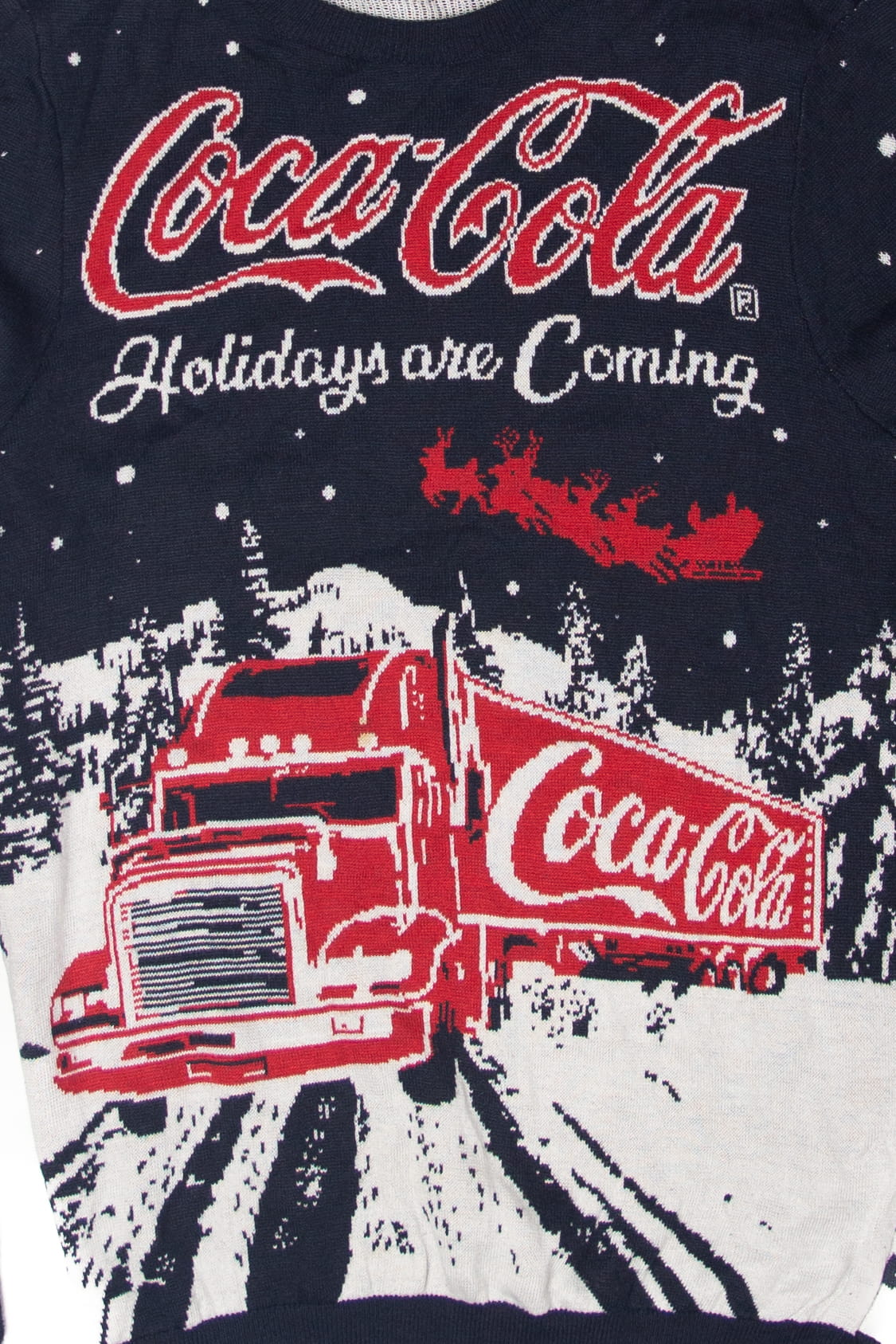Coca-Cola Truck Ugly Christmas Sweater